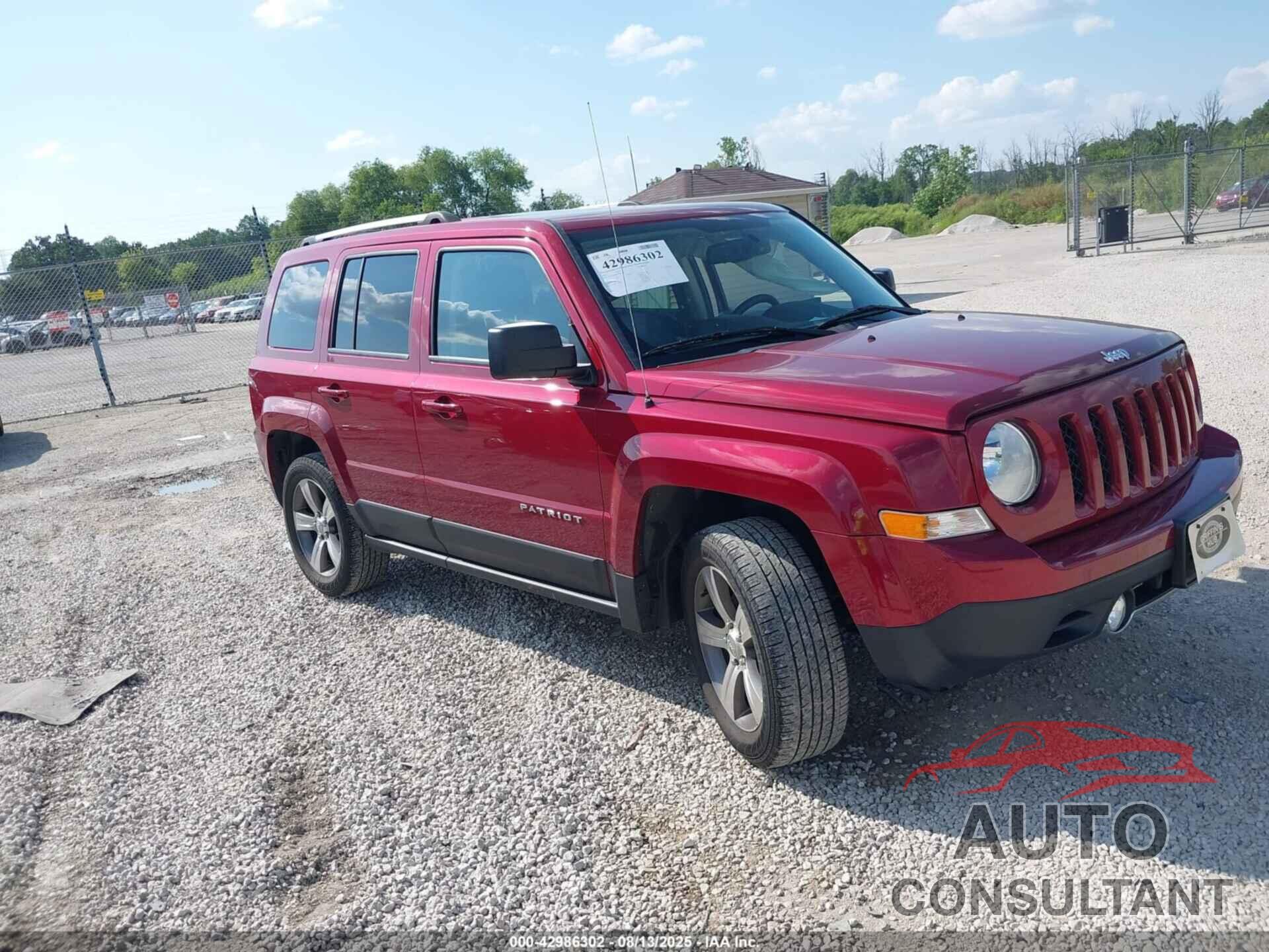 JEEP PATRIOT 2016 - 1C4NJRFB8GD654635