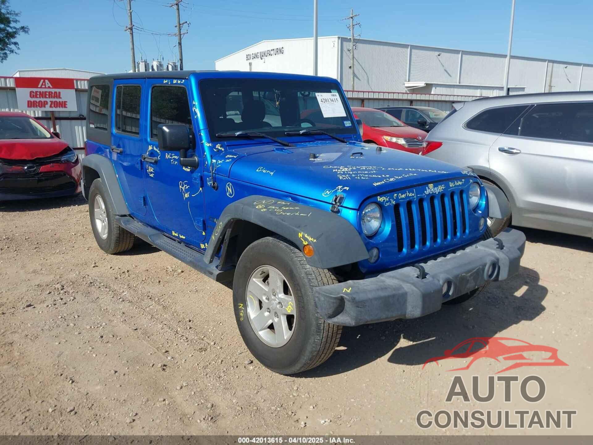 JEEP WRANGLER UNLIMITED 2016 - 1C4BJWDG3GL306487