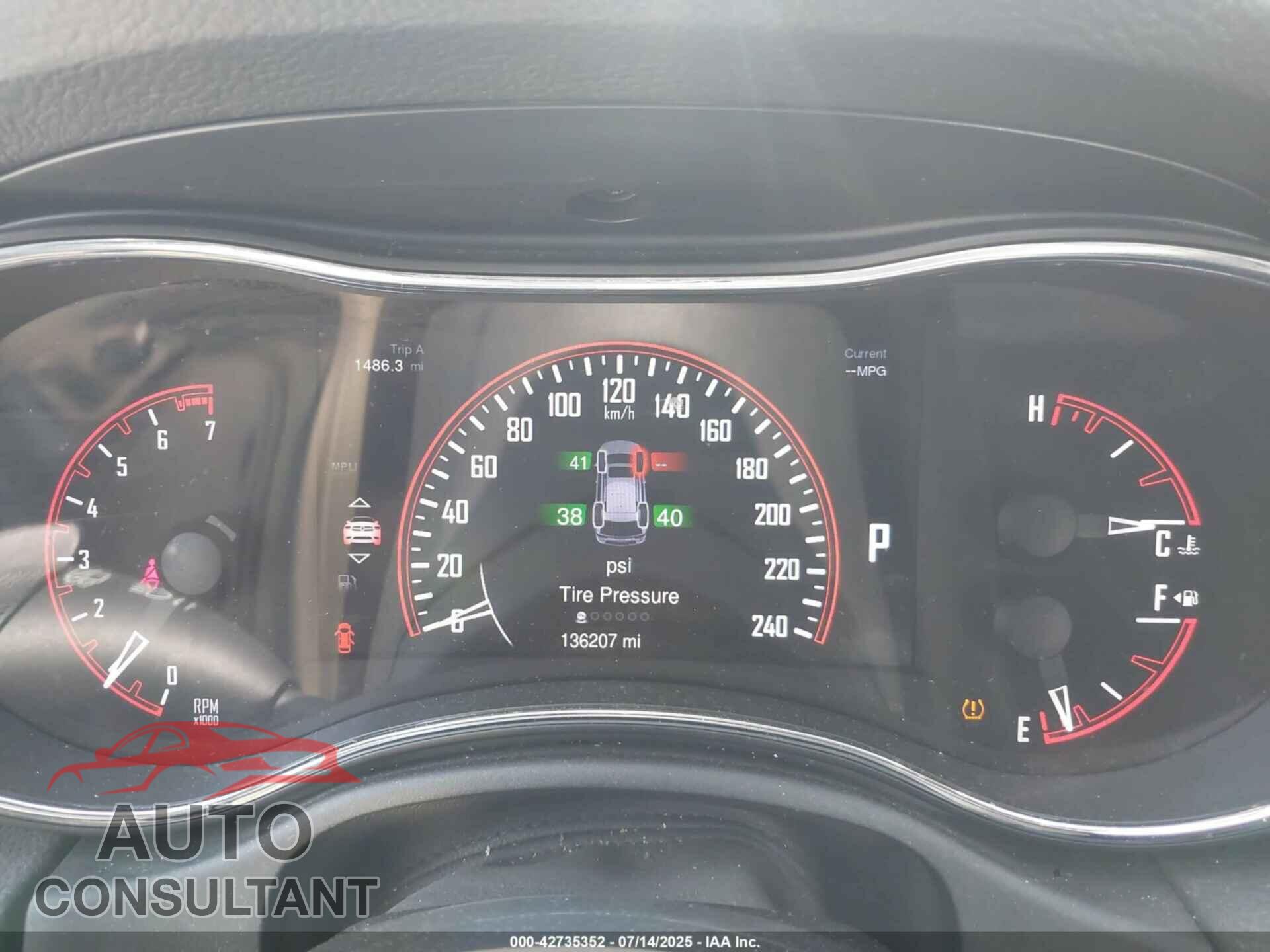 DODGE DURANGO 2015 - 1C4RDHAG4FC201414