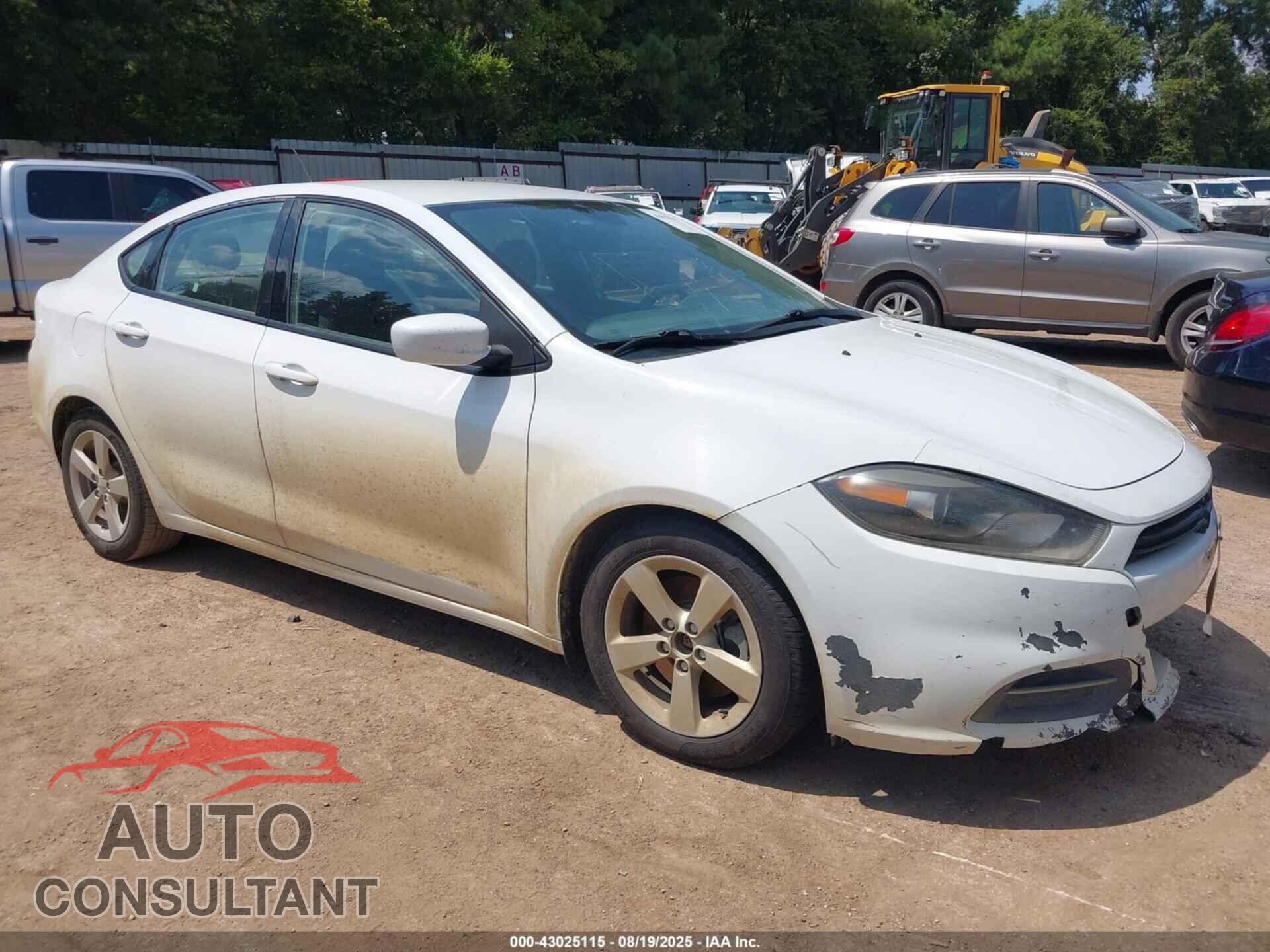 DODGE DART 2015 - 1C3CDFBB5FD158634