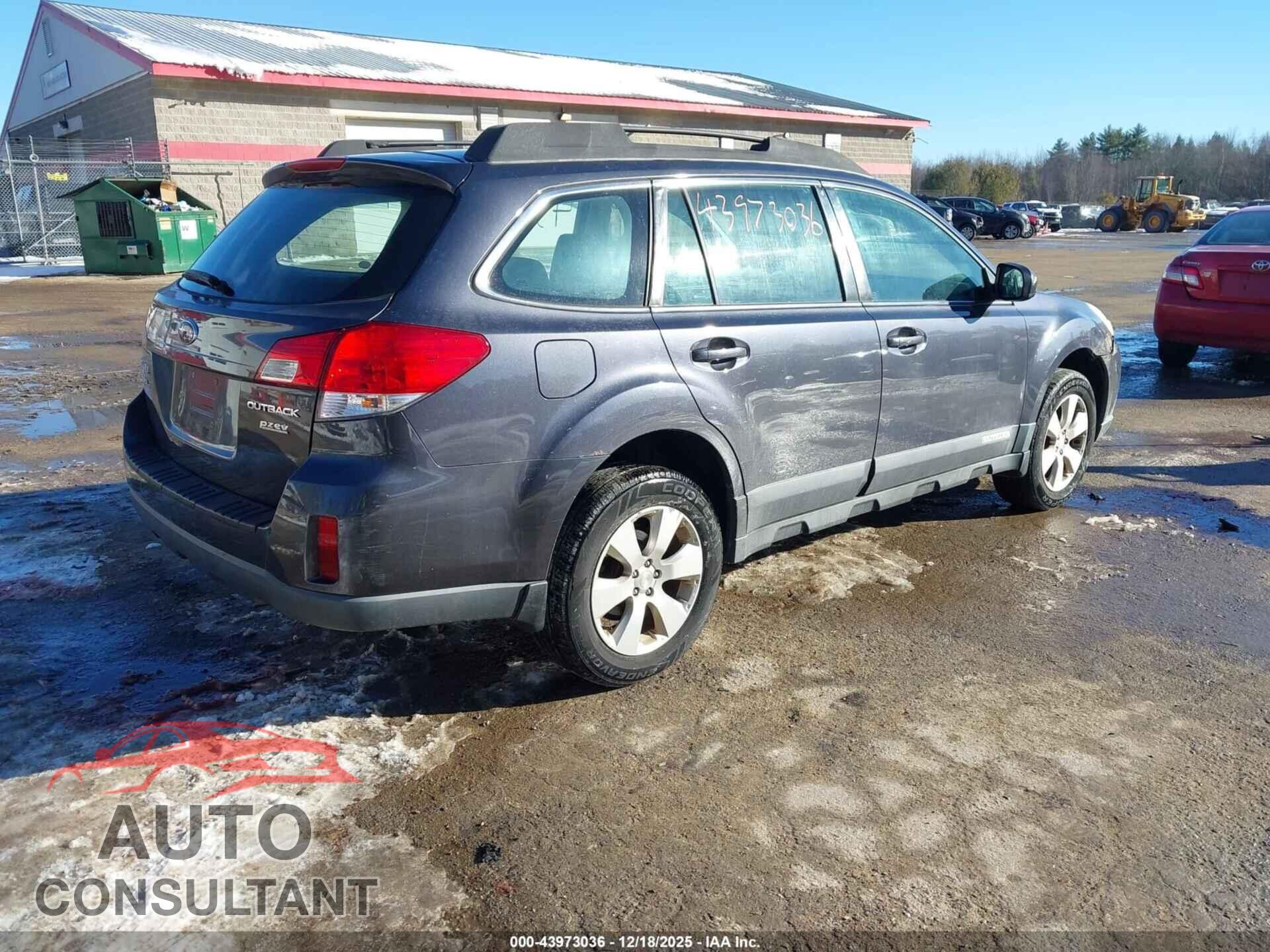 SUBARU OUTBACK 2012 - 4S4BRBAC7C3211357