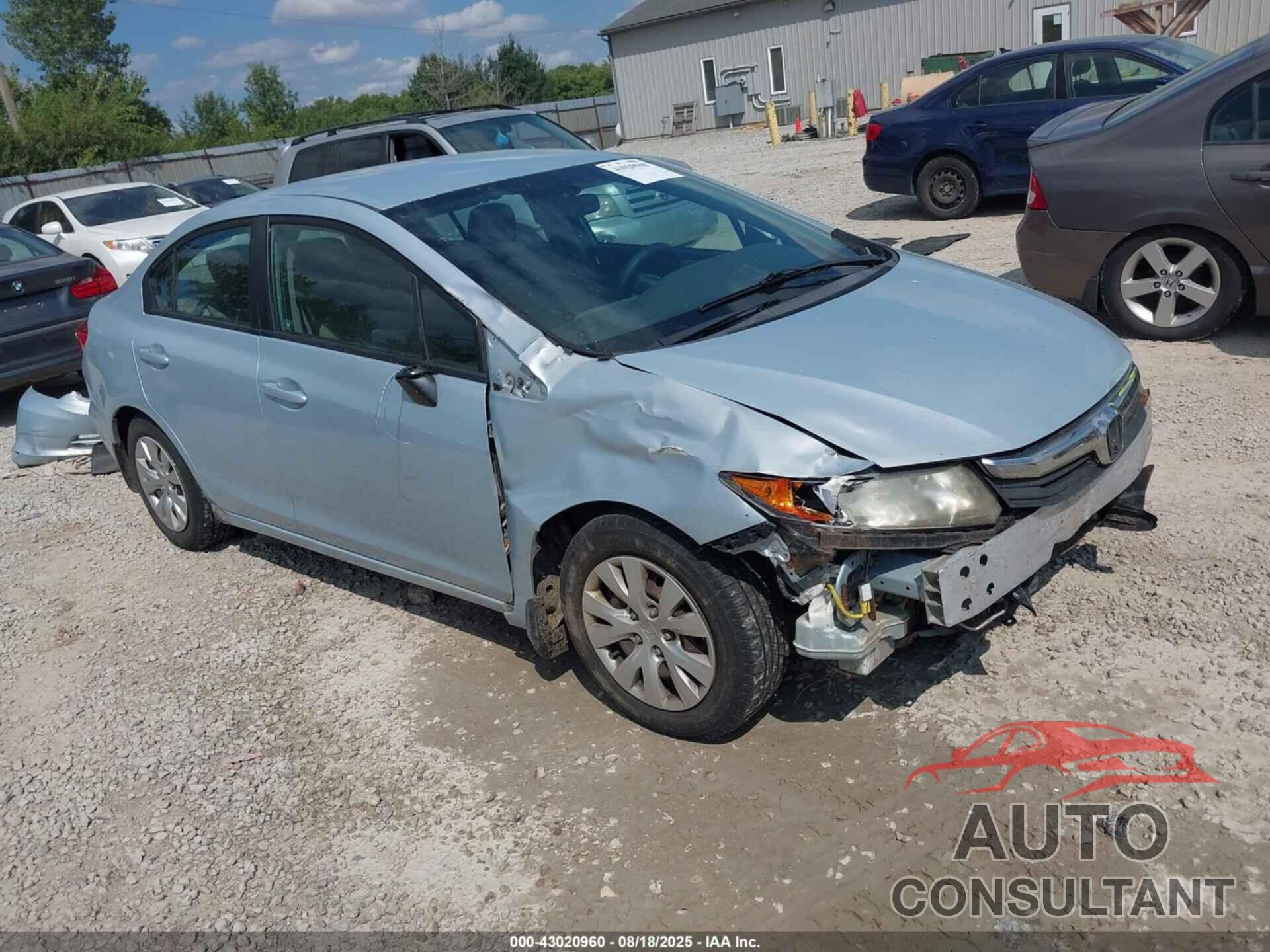 HONDA CIVIC 2012 - 2HGFB2F57CH514576