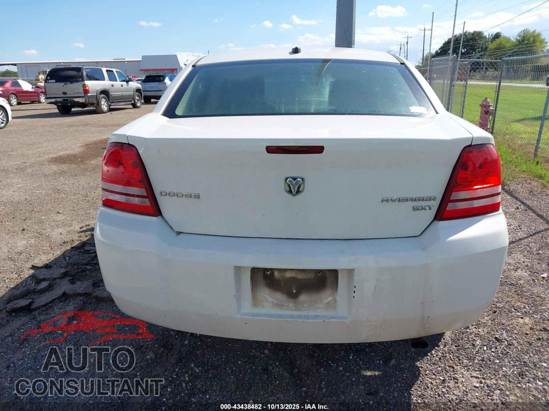 DODGE AVENGER 2010 - 1B3CC4FB8AN214583