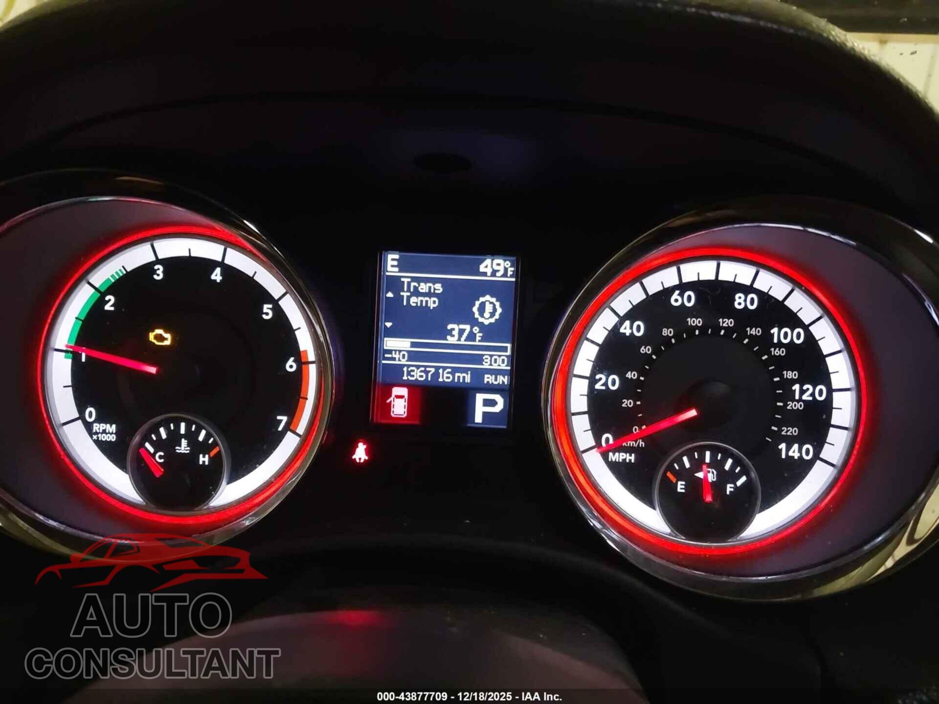 DODGE DURANGO 2011 - 1D4SE5GT2BC594022