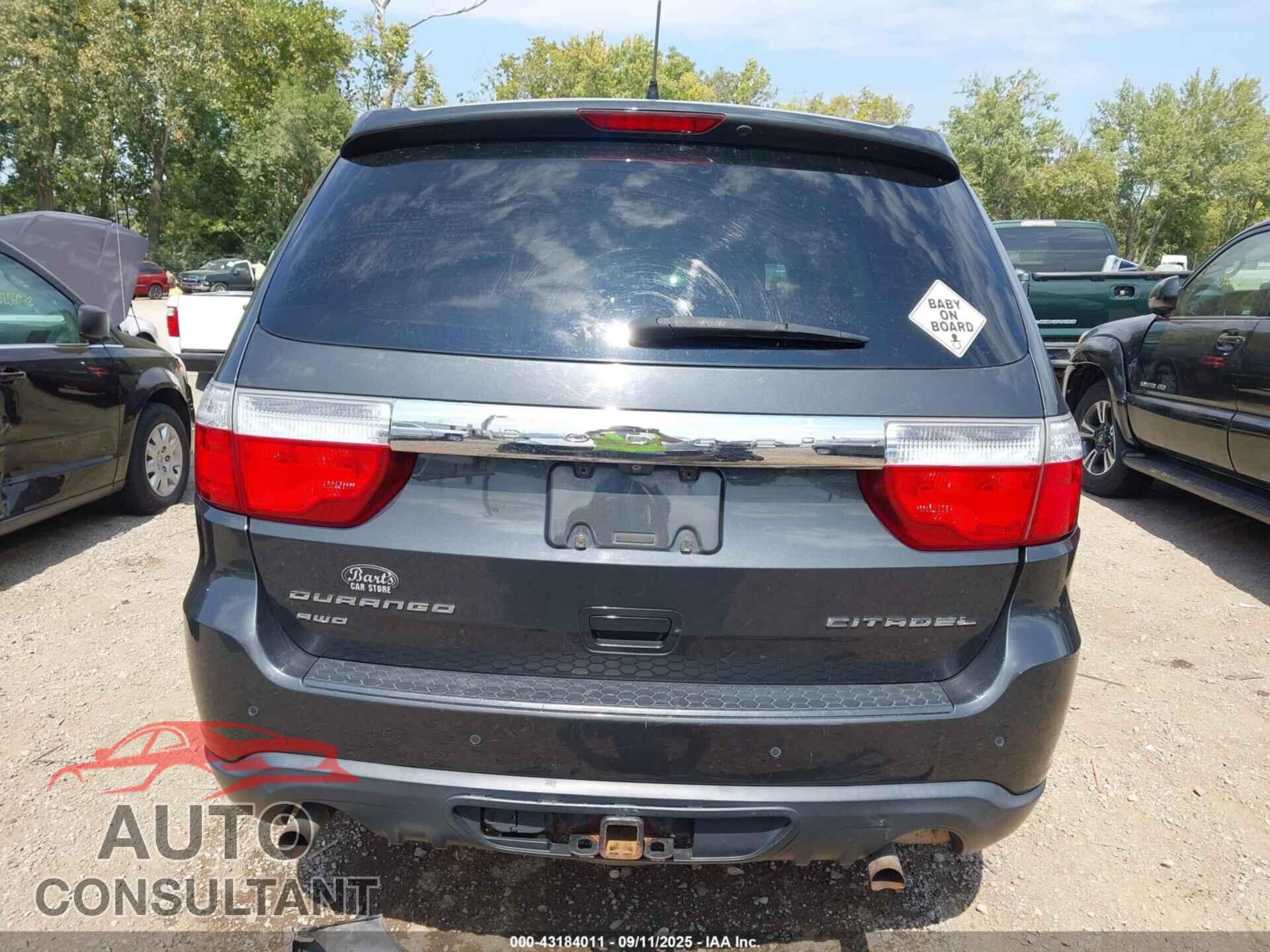DODGE DURANGO 2011 - 1D4SE5GT7BC712324
