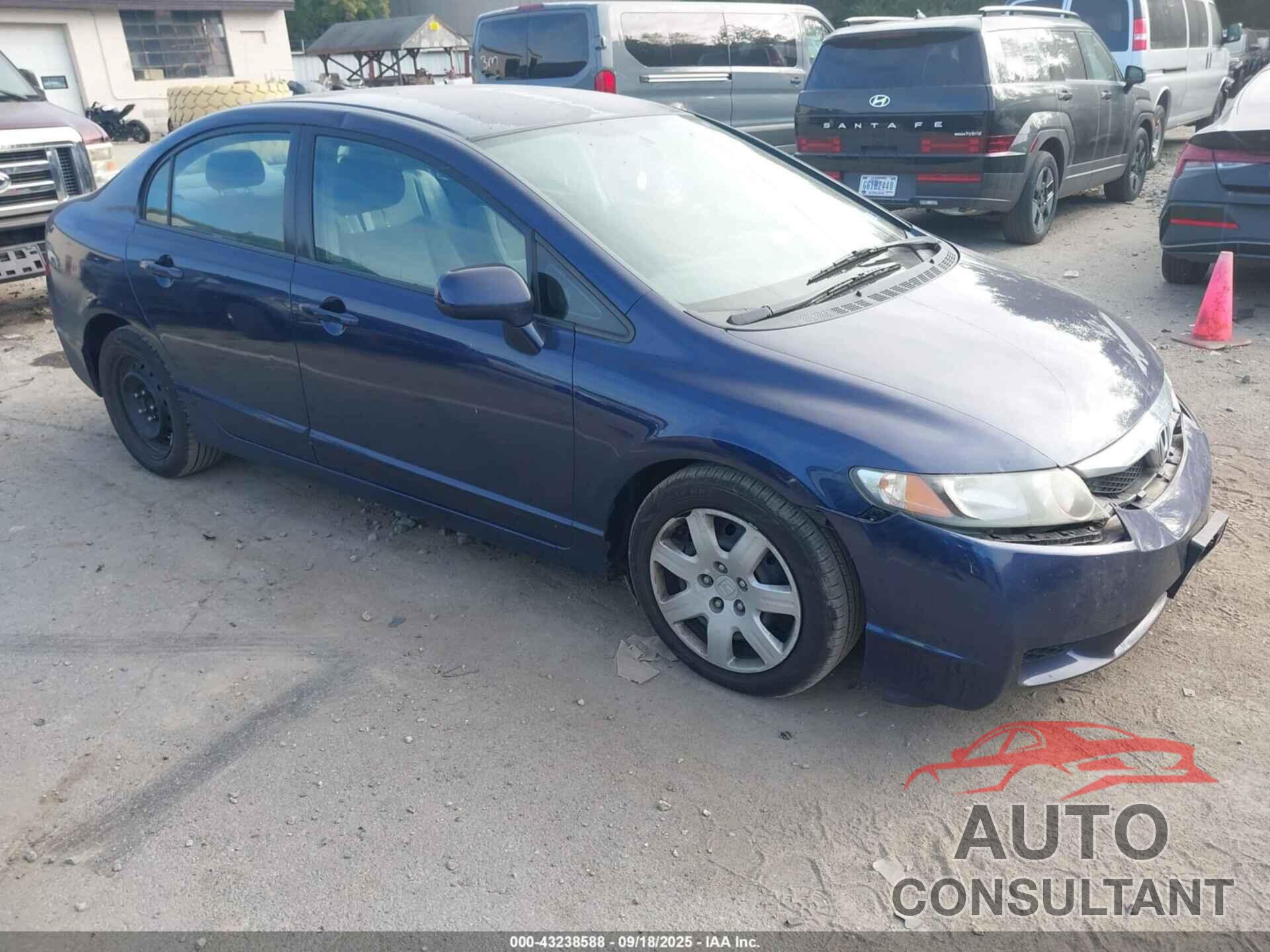 HONDA CIVIC 2010 - 2HGFA1F54AH580125