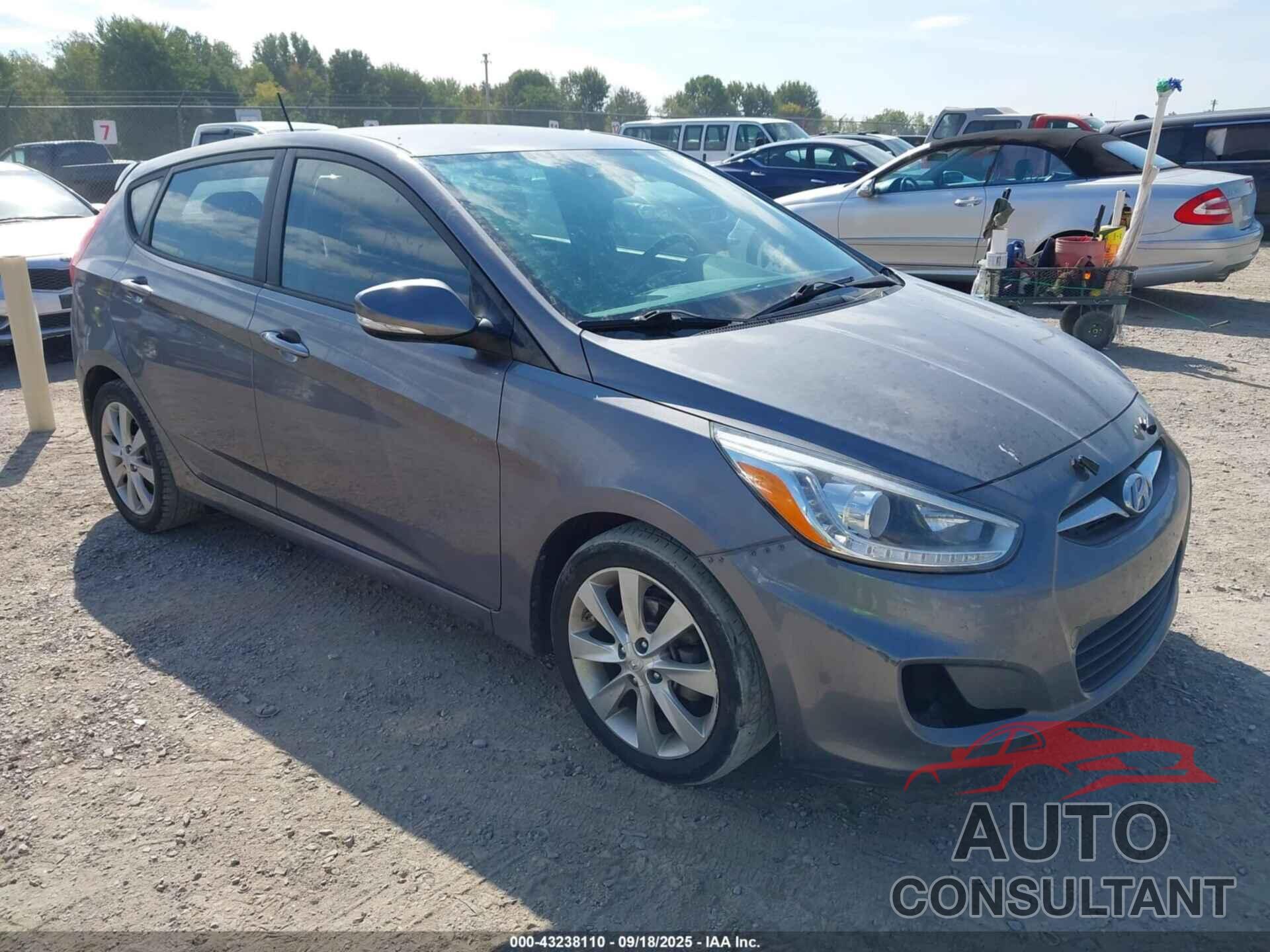 HYUNDAI ACCENT 2014 - KMHCU5AE5EU158810
