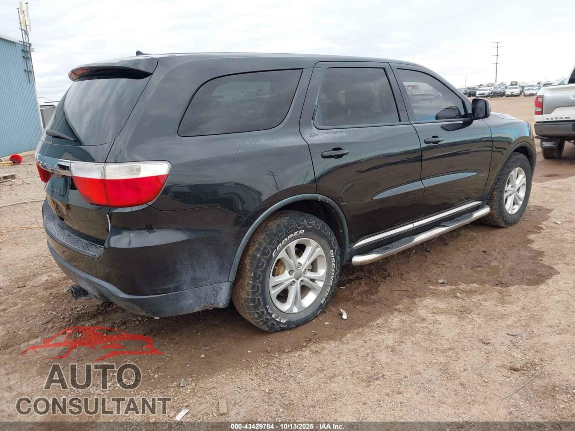 DODGE DURANGO 2013 - 1C4RDHAG3DC512152