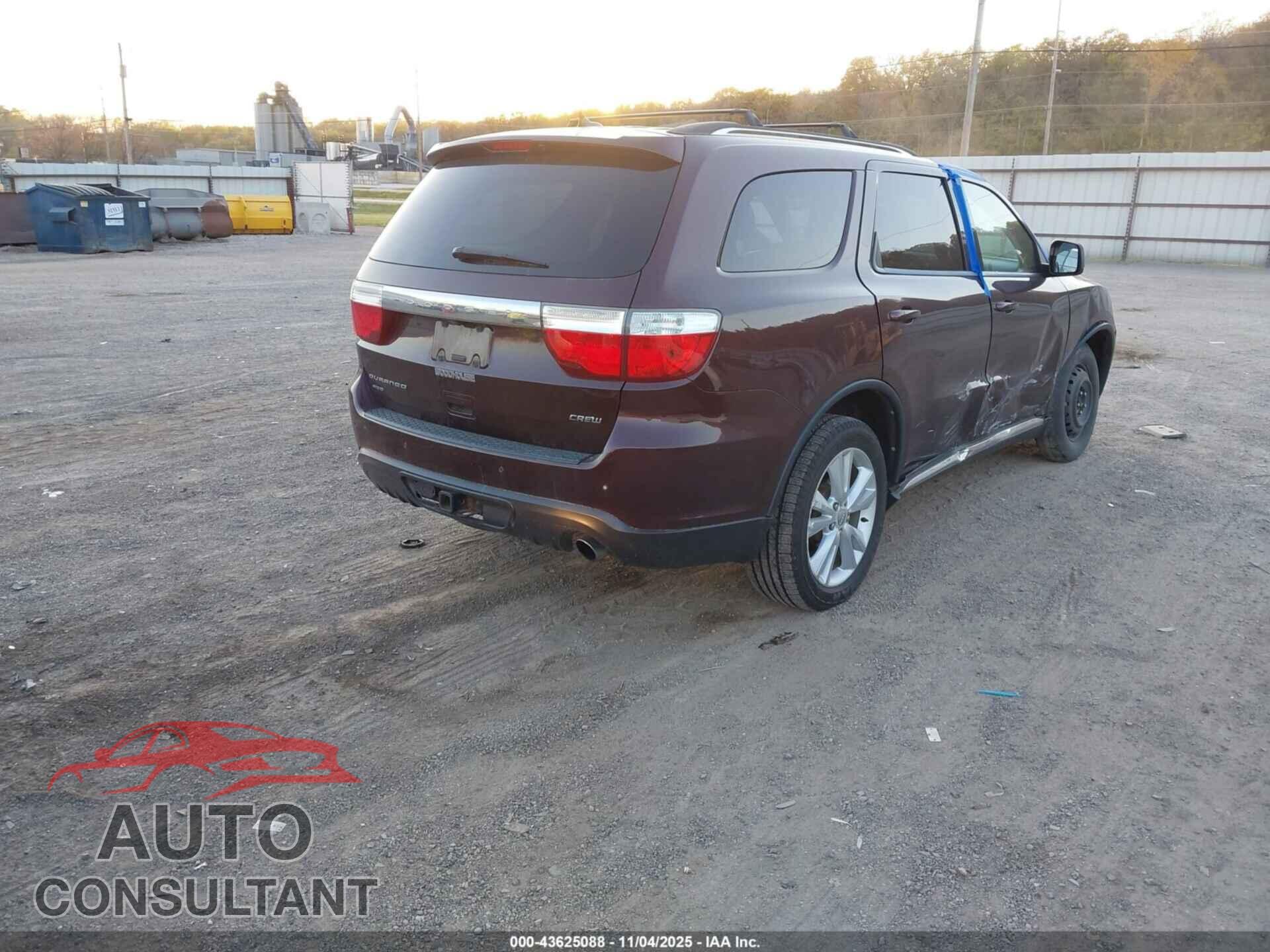 DODGE DURANGO 2012 - 1C4RDJDG2CC330931