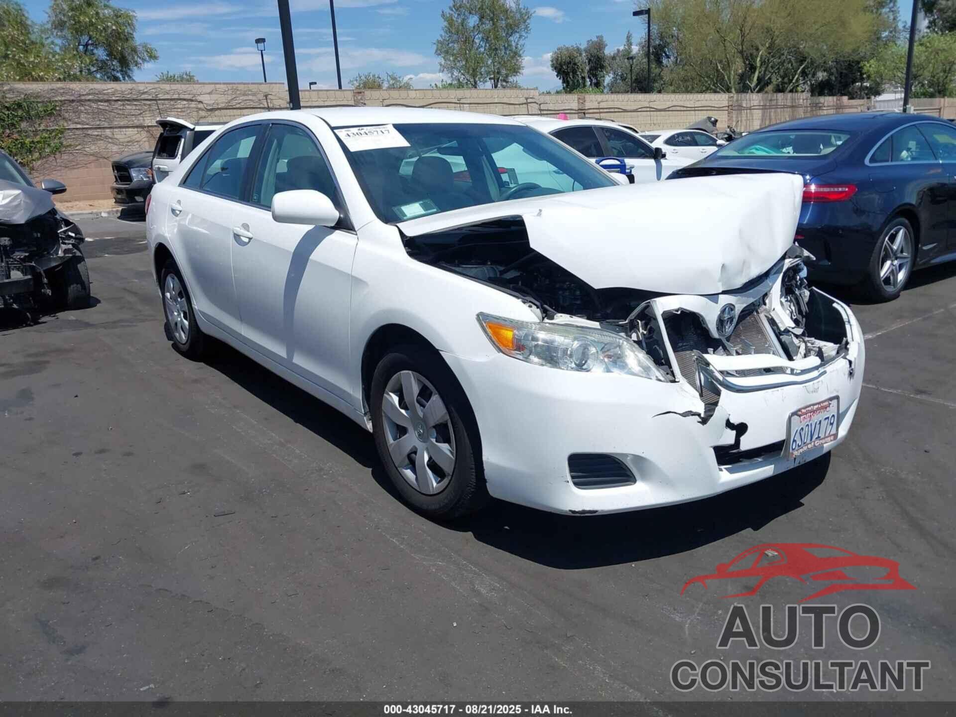 TOYOTA CAMRY 2011 - 4T4BF3EK0BR195937