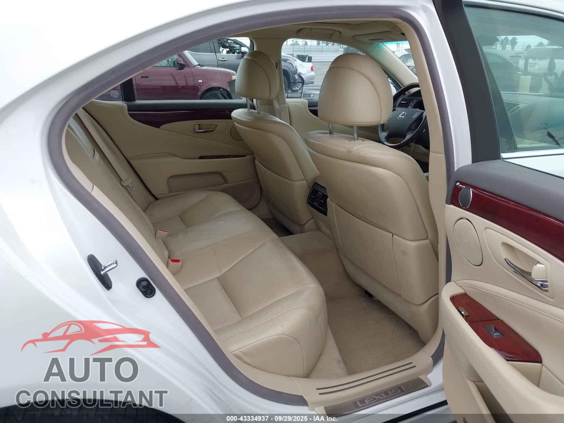LEXUS LS 460 2012 - JTHBL5EF7C5113699