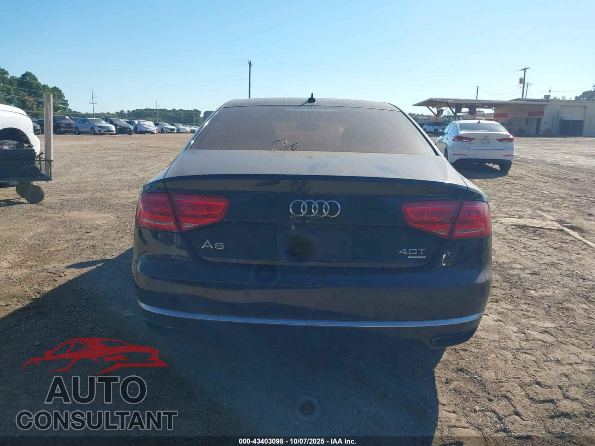 AUDI A8 2013 - WAUA2AFD8DN010523