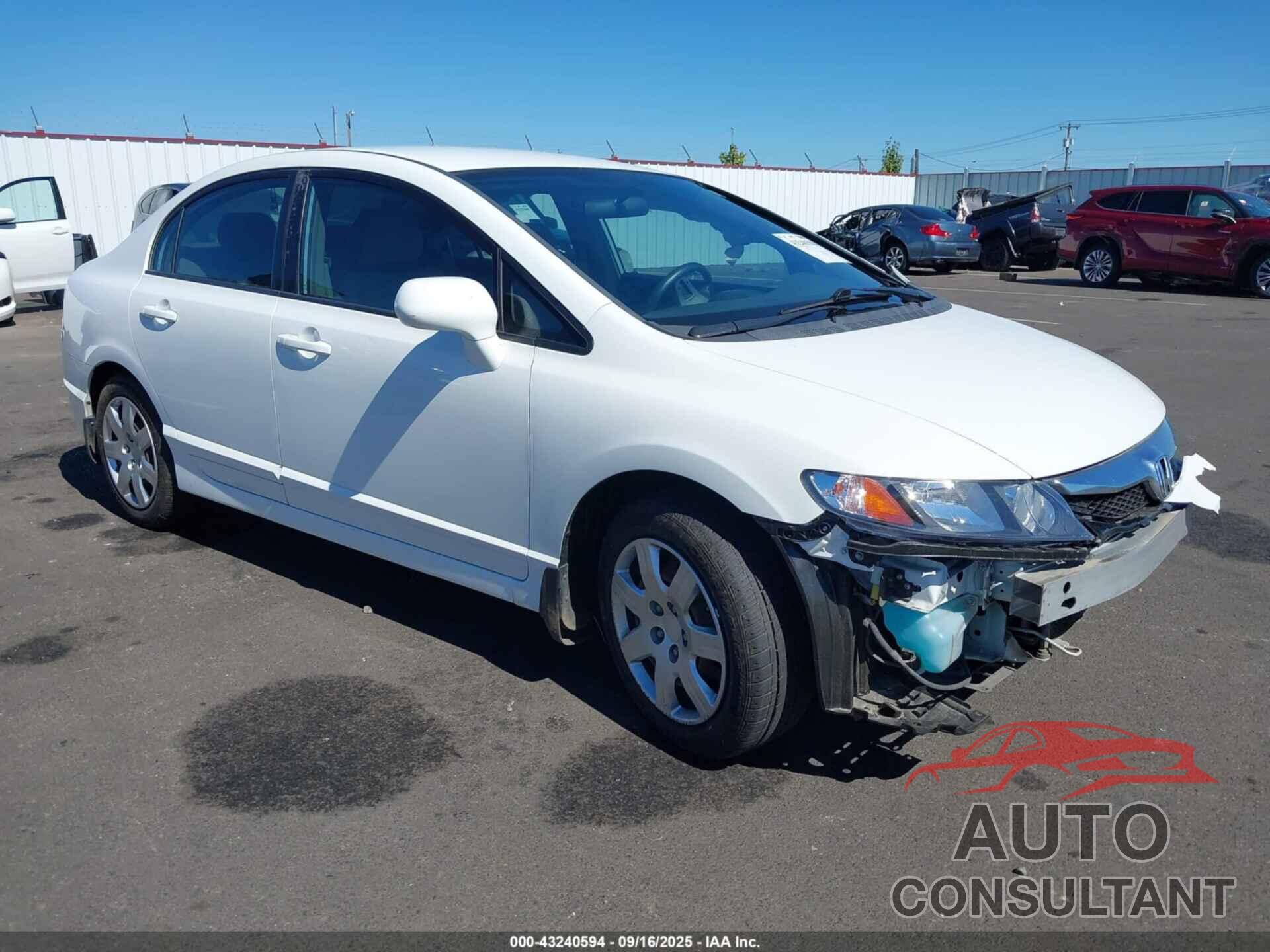HONDA CIVIC 2011 - 2HGFA1F58BH308369