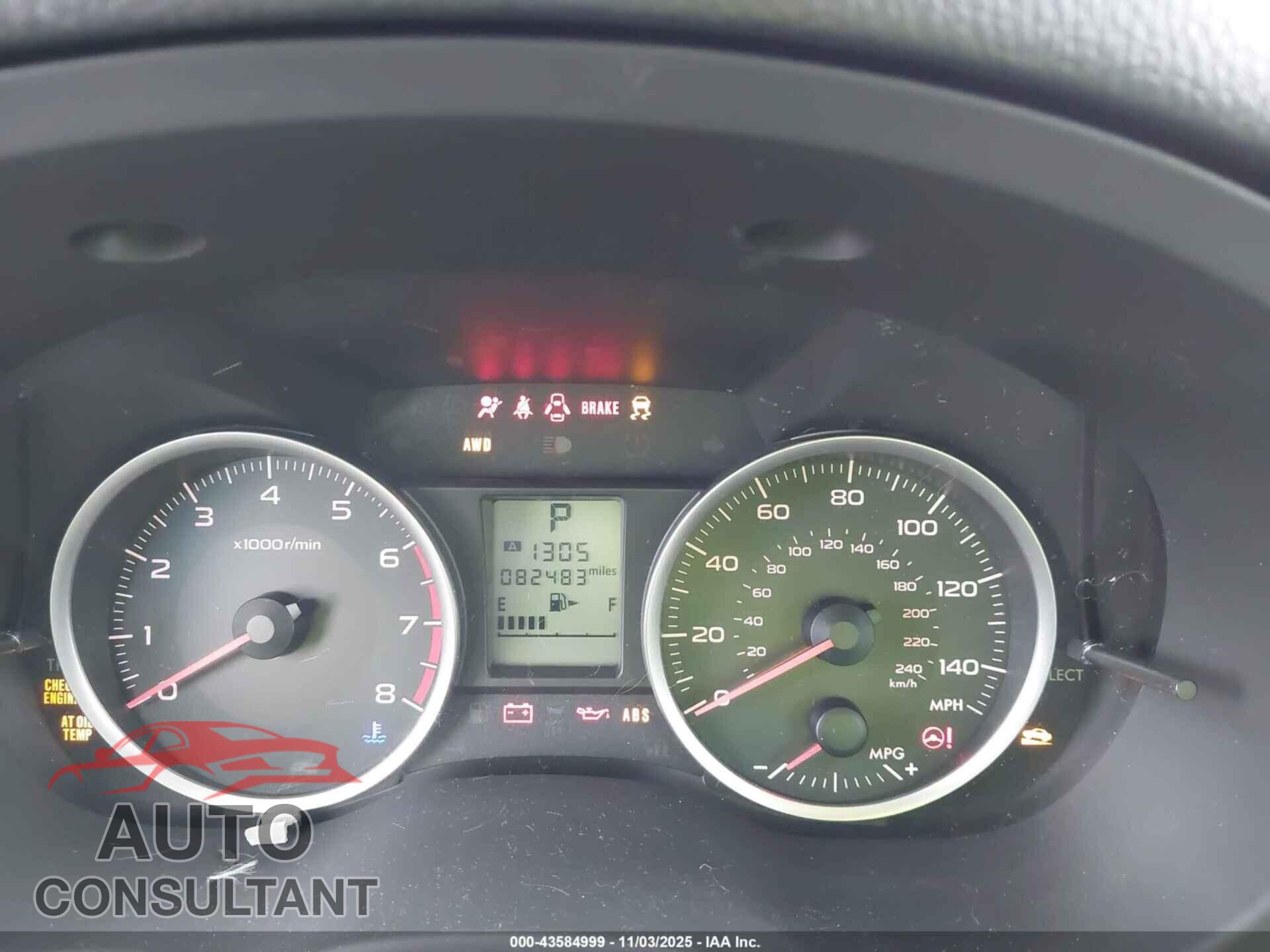 SUBARU FORESTER 2014 - JF2SJAAC1EH472240