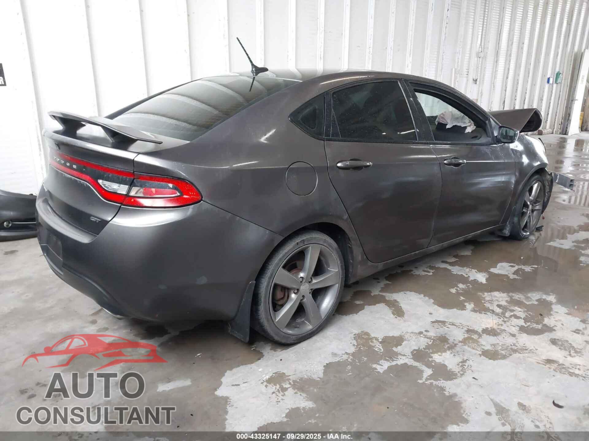DODGE DART 2015 - 1C3CDFEB5FD180709