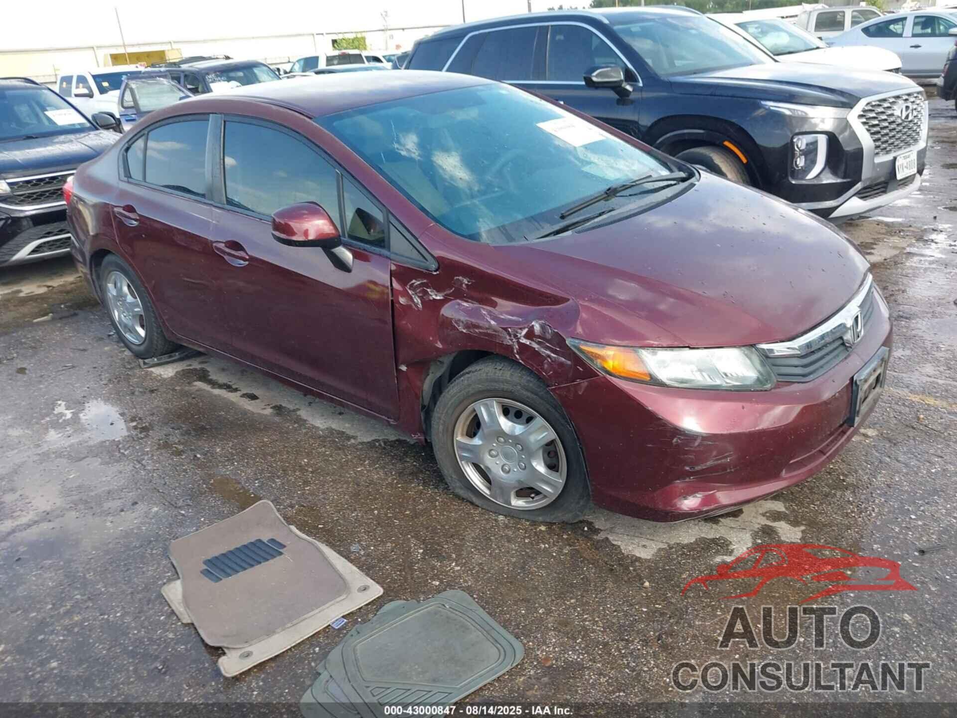 HONDA CIVIC 2012 - 2HGFB2F51CH579441