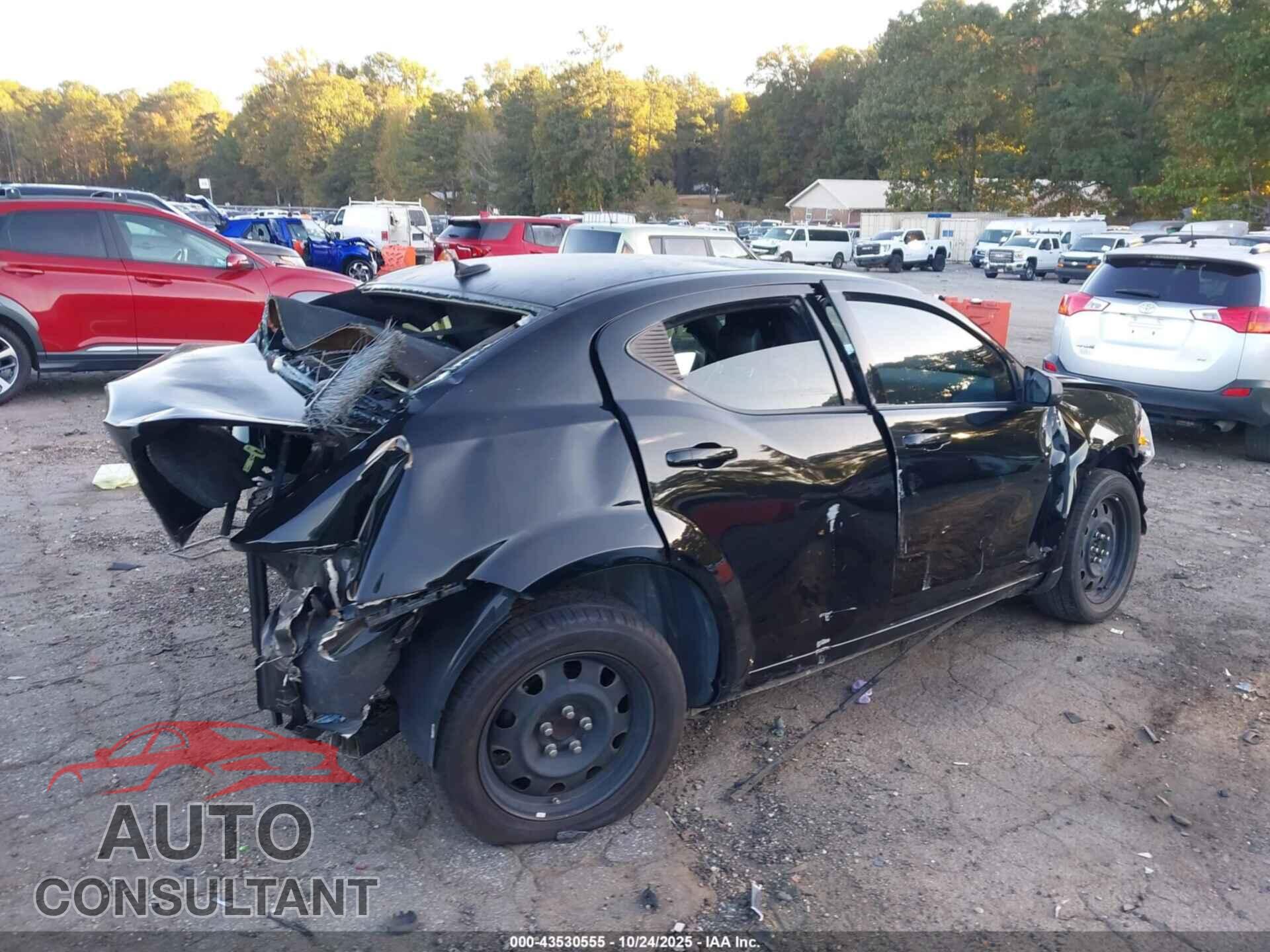 DODGE AVENGER 2013 - 1C3CDZAG8DN748512