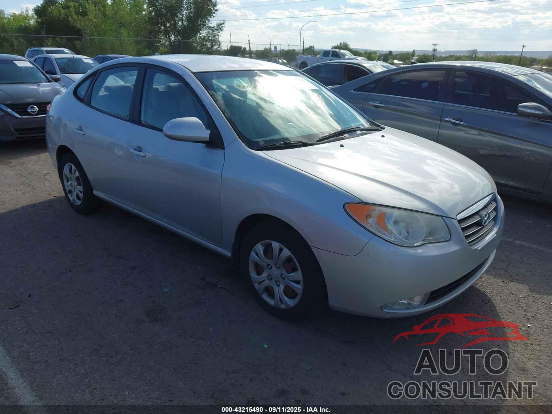 HYUNDAI ELANTRA 2009 - KMHDU46D49U745469