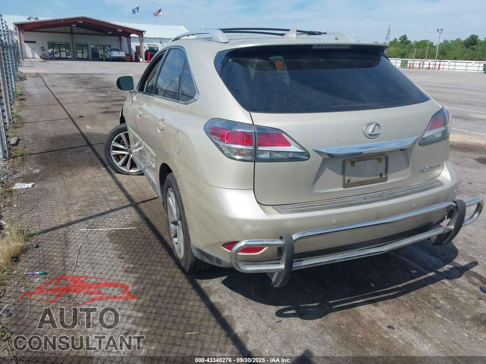 LEXUS RX 350 2015 - 2T2ZK1BAXFC204411