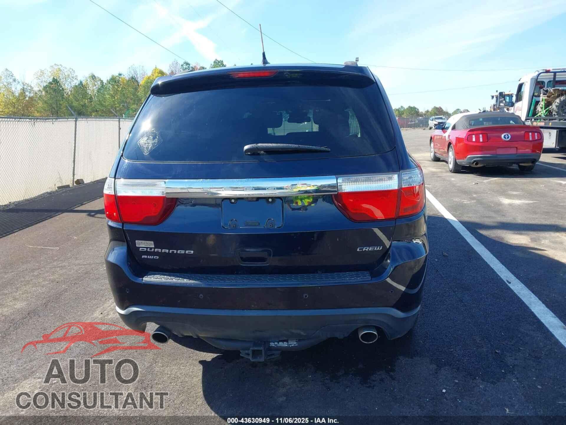 DODGE DURANGO 2011 - 1D4SE4GT9BC664593