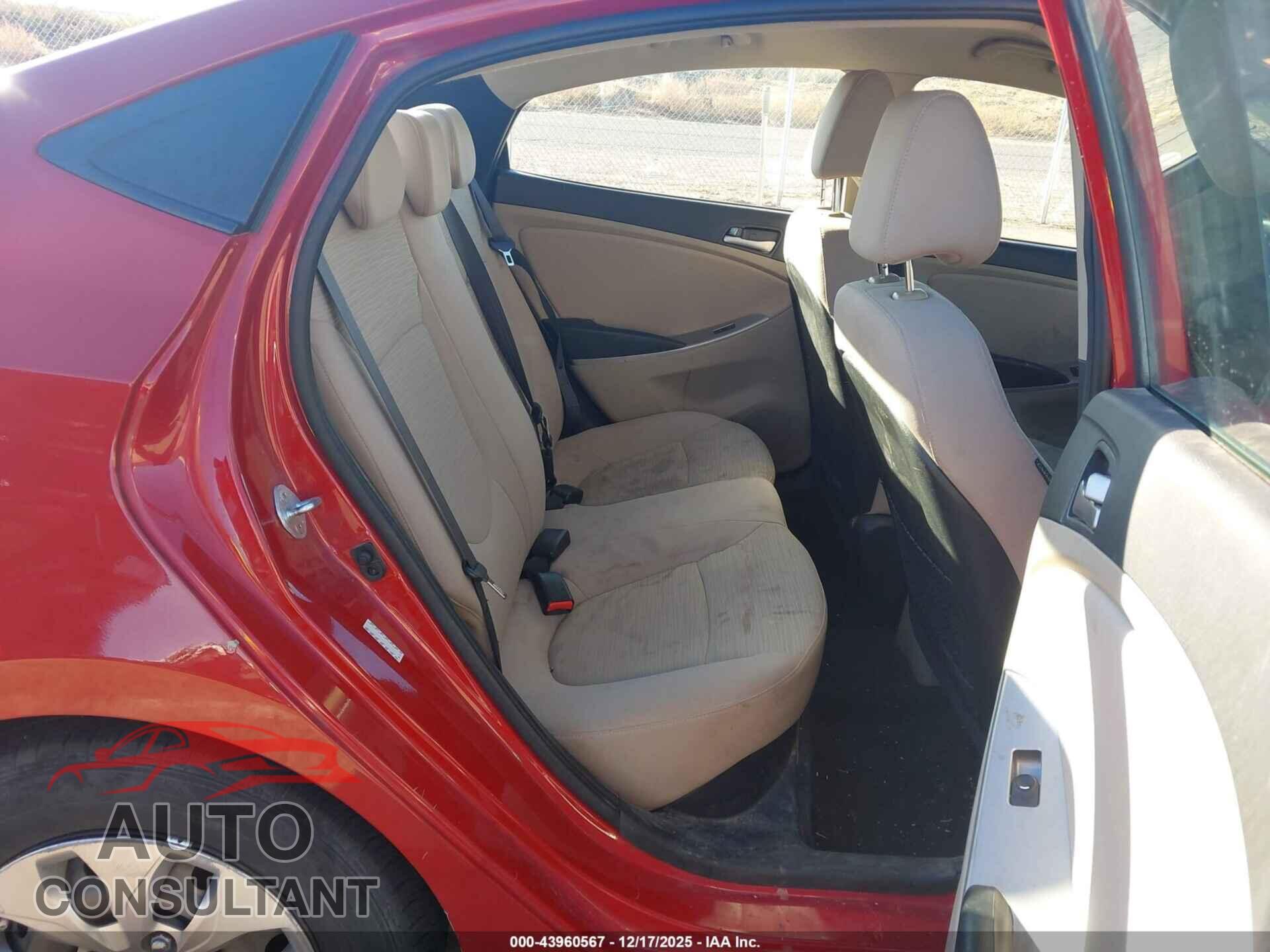 HYUNDAI ACCENT 2017 - KMHCT4AE0HU378681