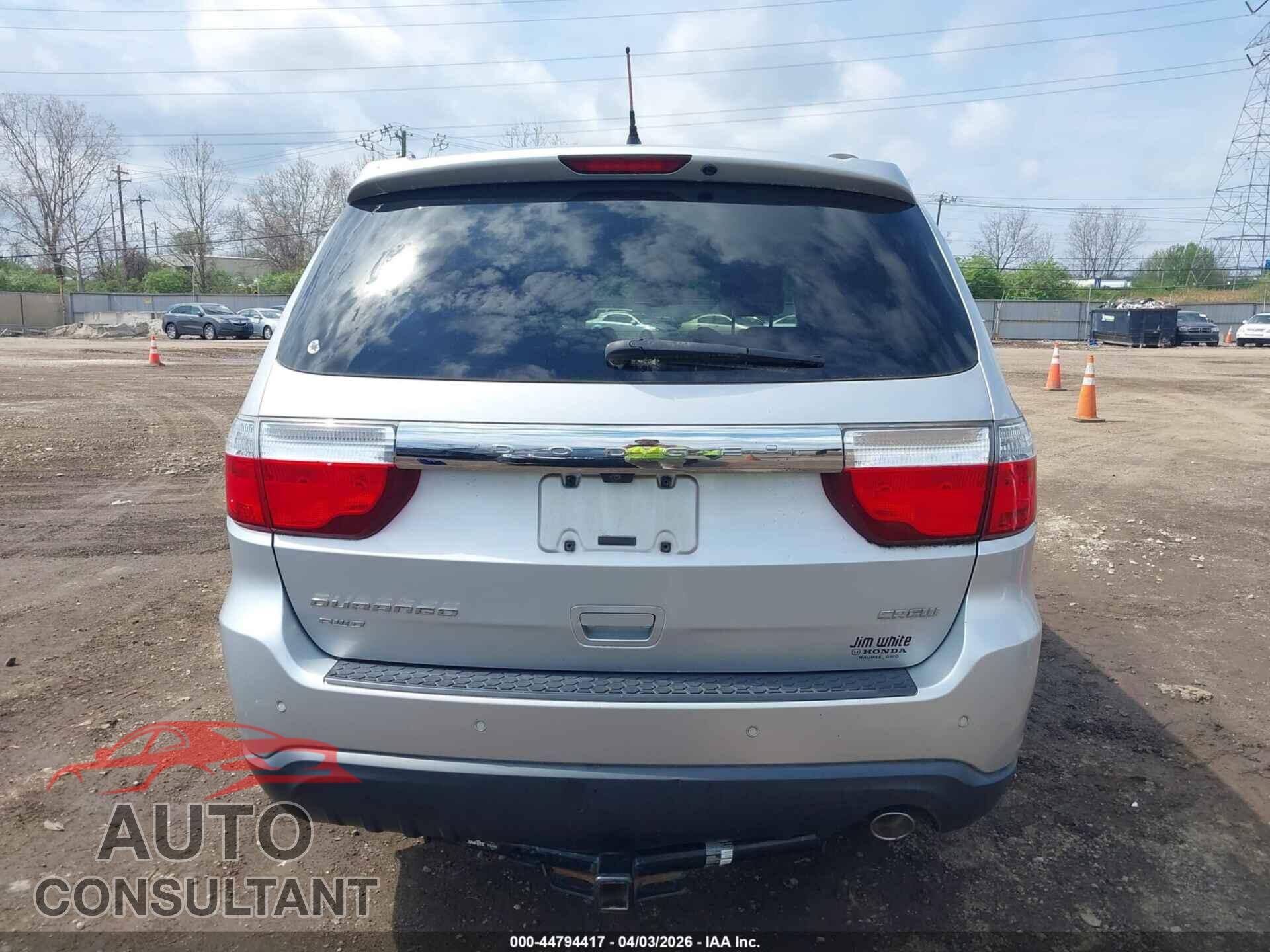 DODGE DURANGO 2013 - 1C4RDJDG9DC590423
