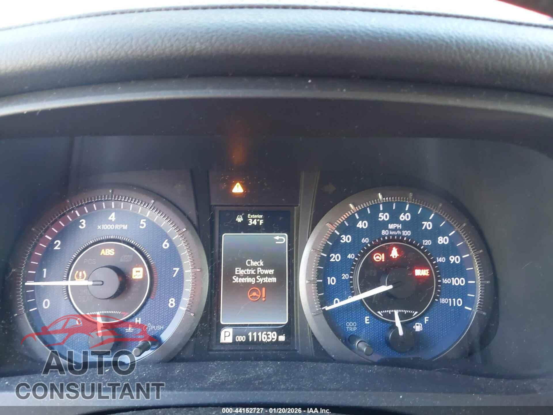 TOYOTA SIENNA 2015 - 5TDYK3DC4FS543473