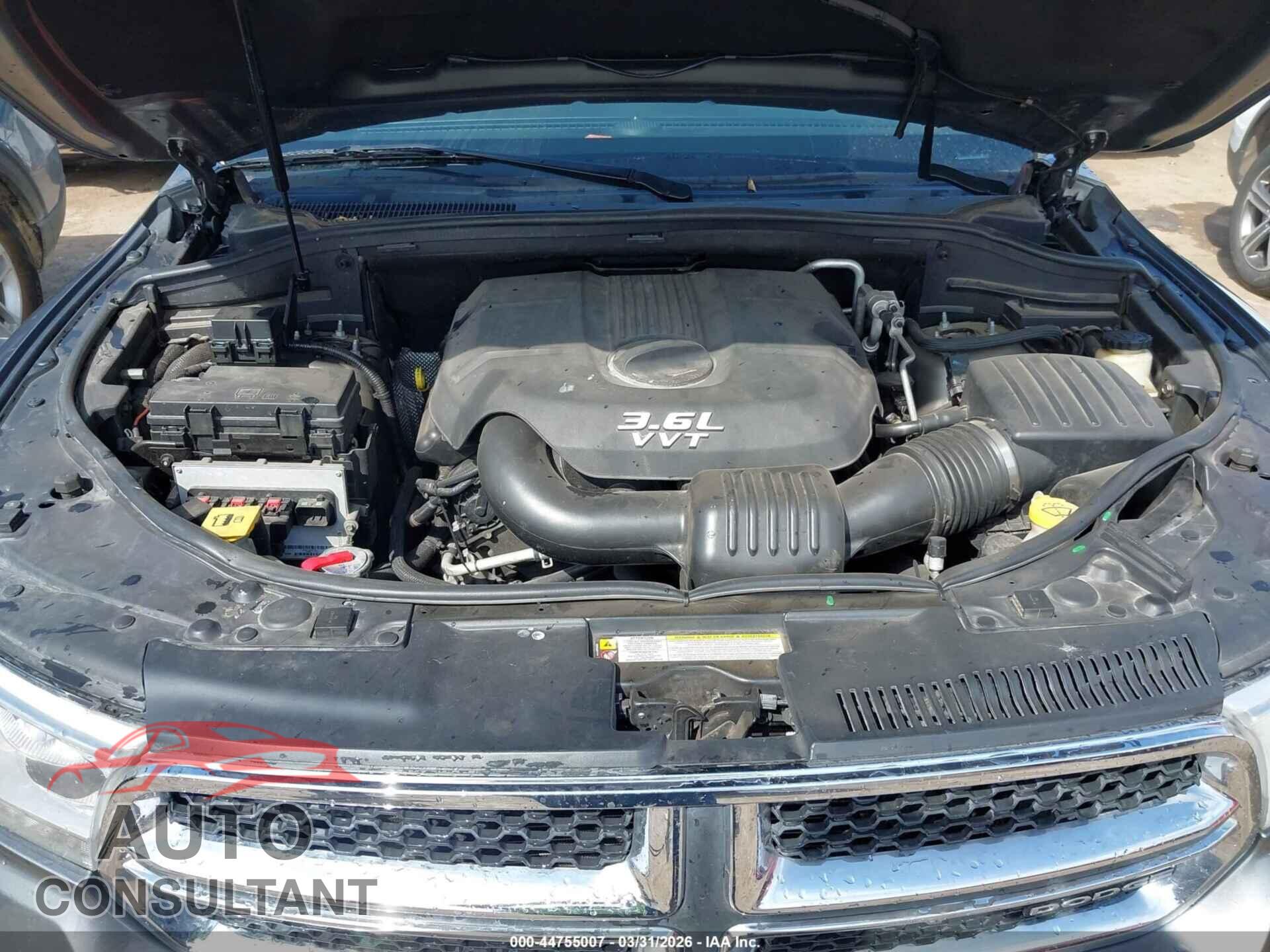 DODGE DURANGO 2012 - 1C4RVJDG3CC144587