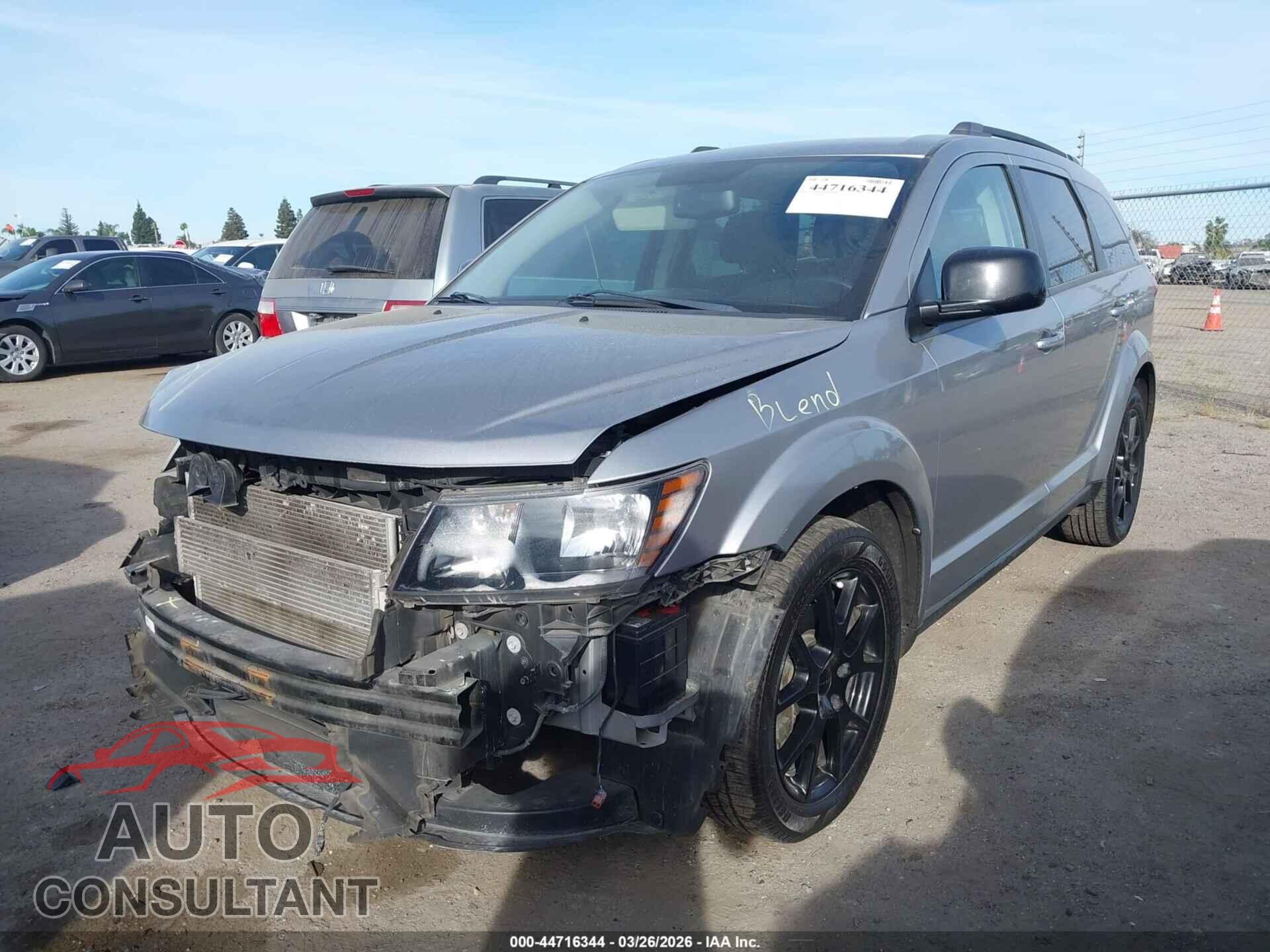 DODGE JOURNEY 2017 - 3C4PDCBB9HT557331