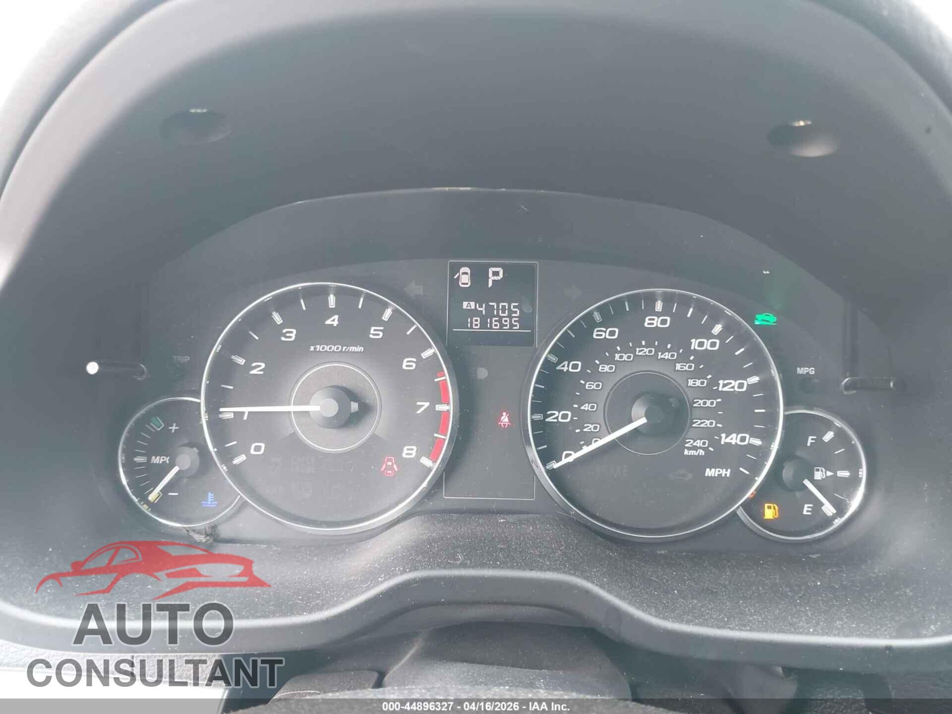 SUBARU OUTBACK 2011 - 4S4BRBCC8B3384980