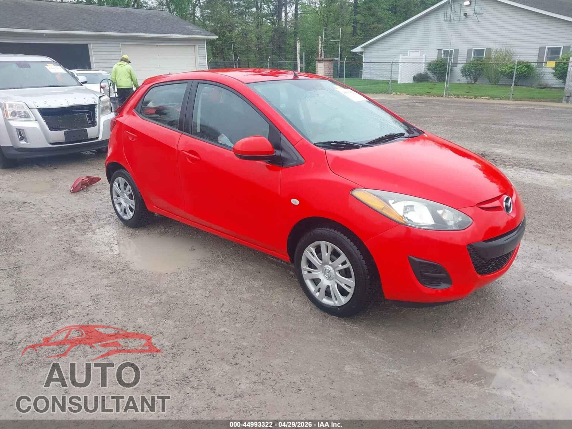 MAZDA MAZDA2 2012 - JM1DE1KY4C0137488