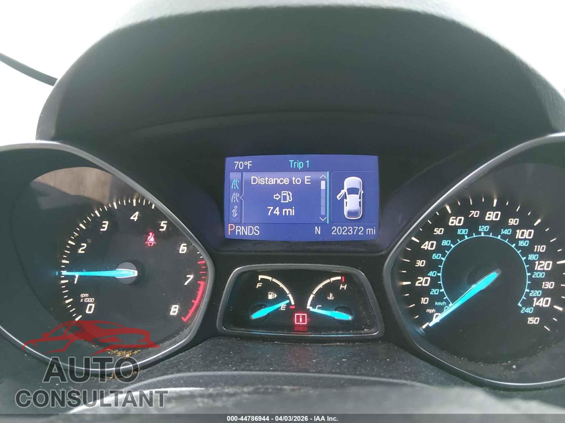 FORD ESCAPE 2013 - 1FMCU0F71DUB53731