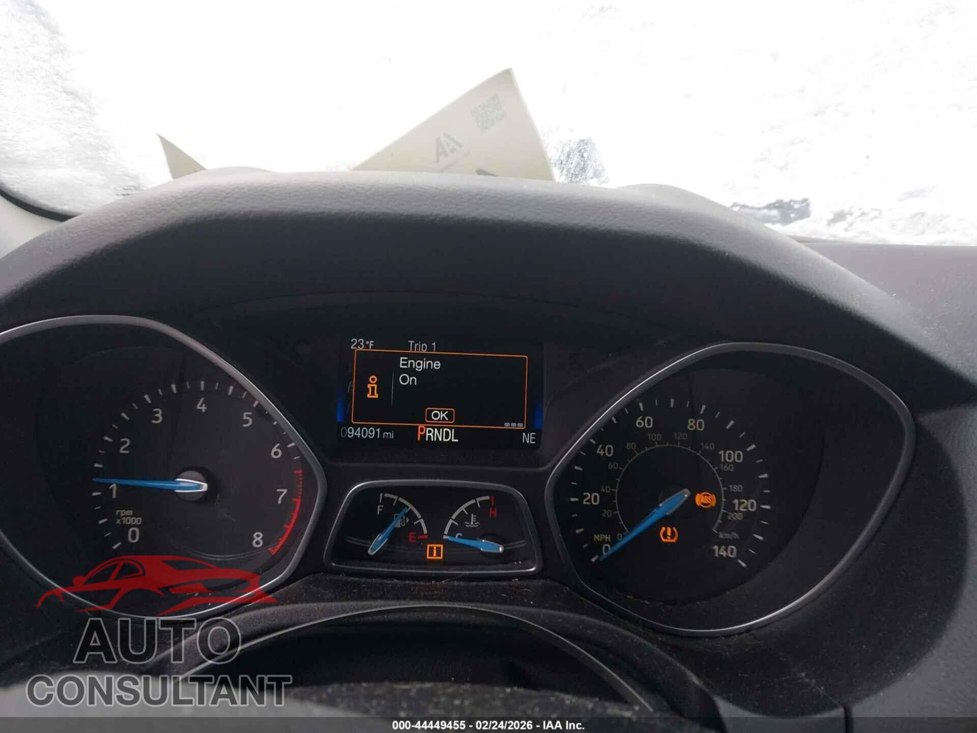 FORD FOCUS 2016 - 1FADP3F23GL377797