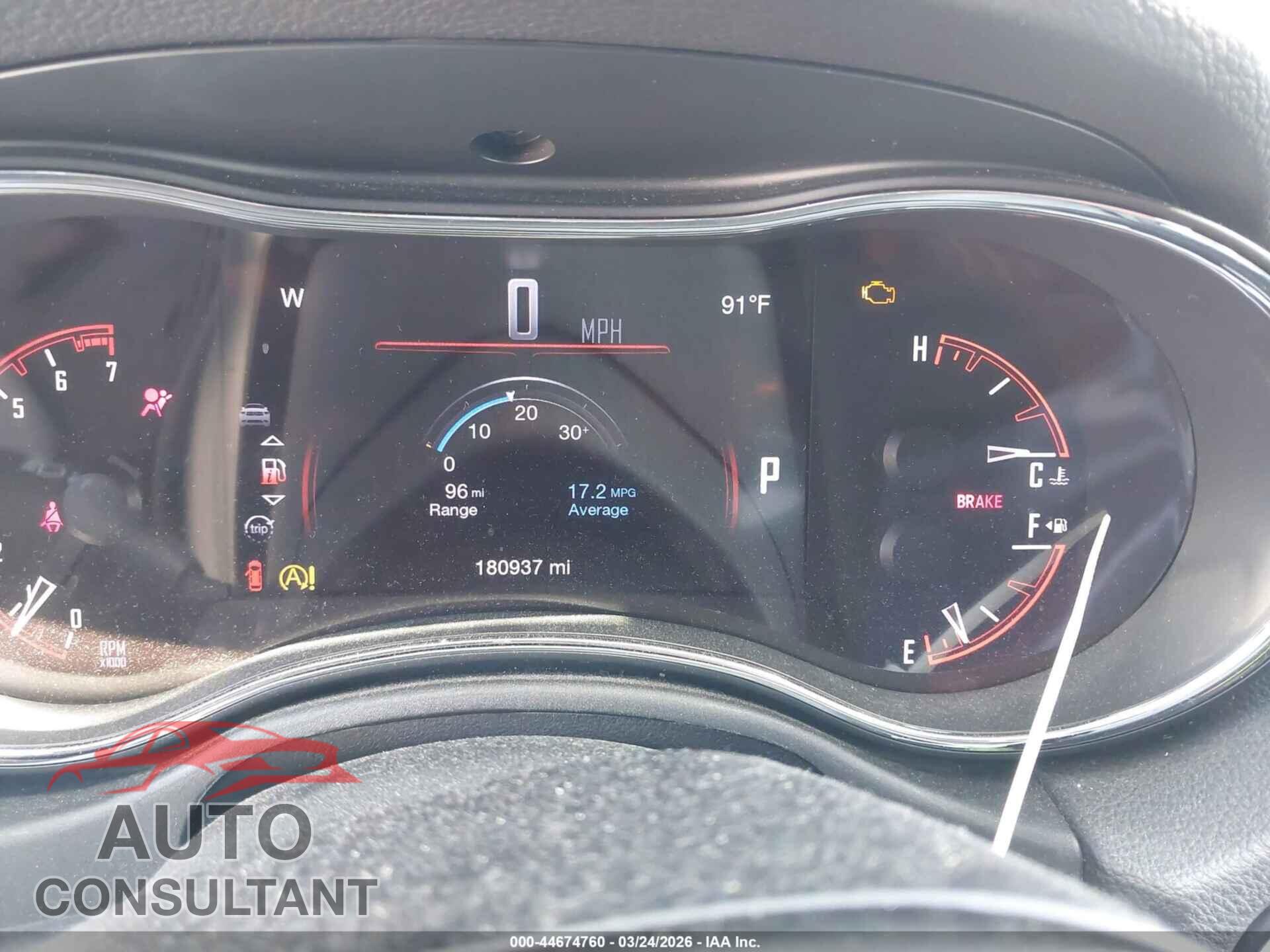 DODGE DURANGO 2016 - 1C4RDJDG1GC362243
