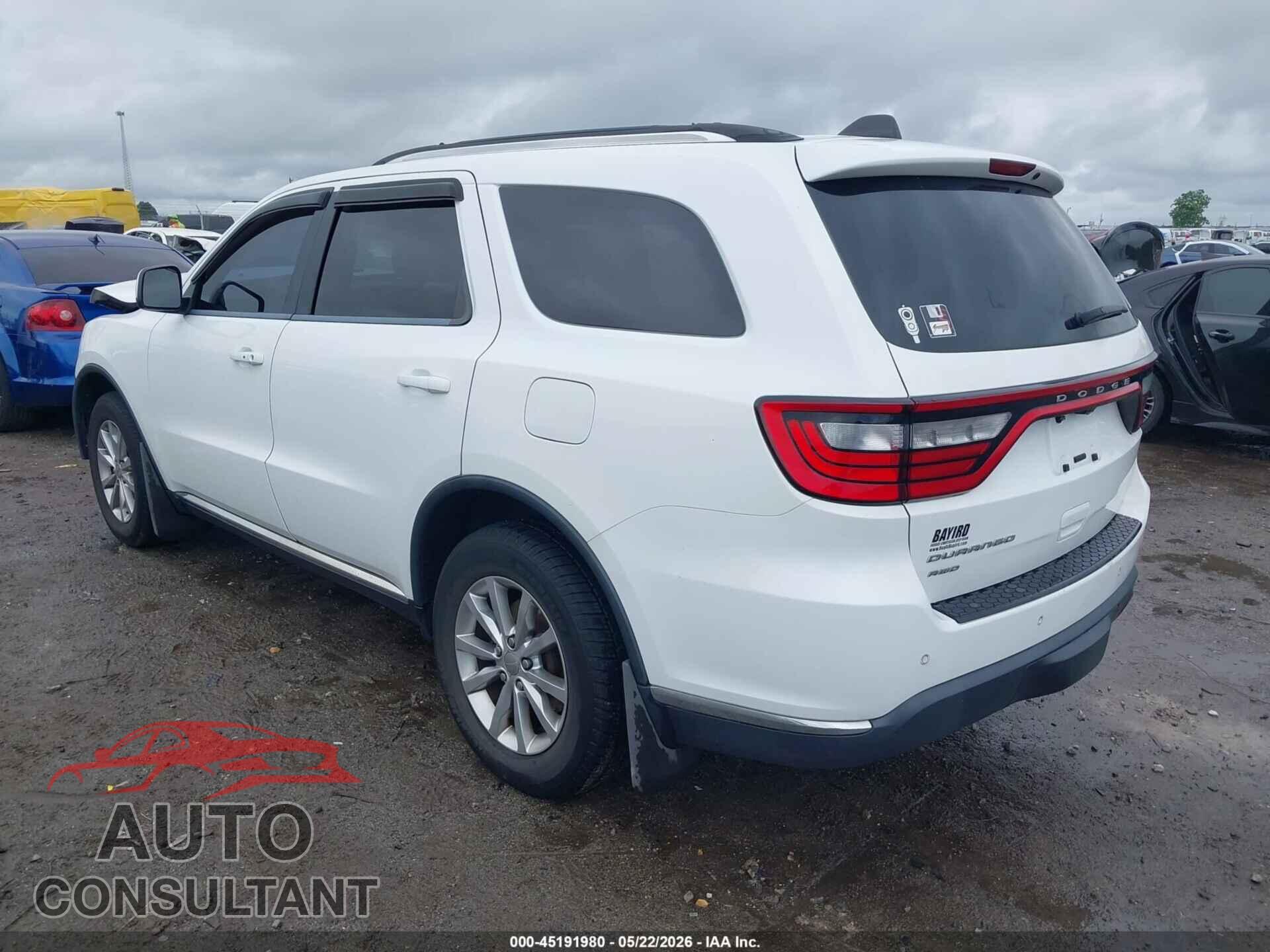 DODGE DURANGO 2016 - 1C4RDJAG3GC354133