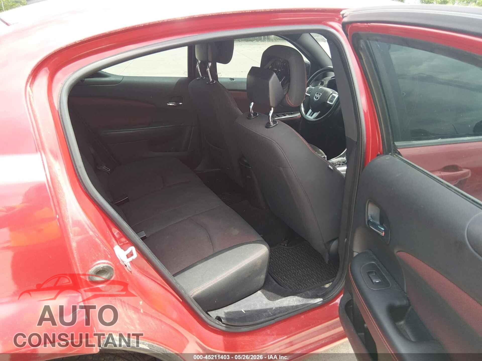 DODGE AVENGER 2011 - 1B3BD1FGXBN524416