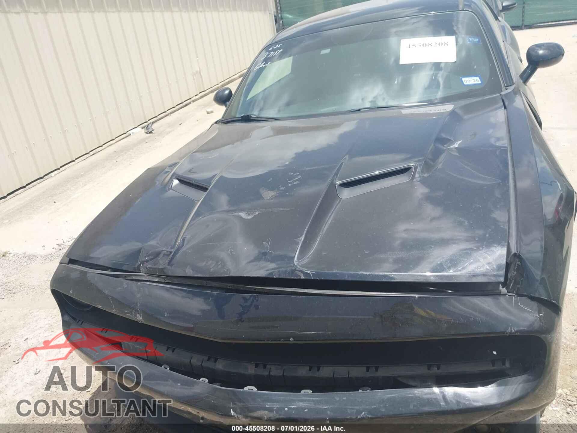 DODGE CHALLENGER 2019 - 2C3CDZAG7KH587169