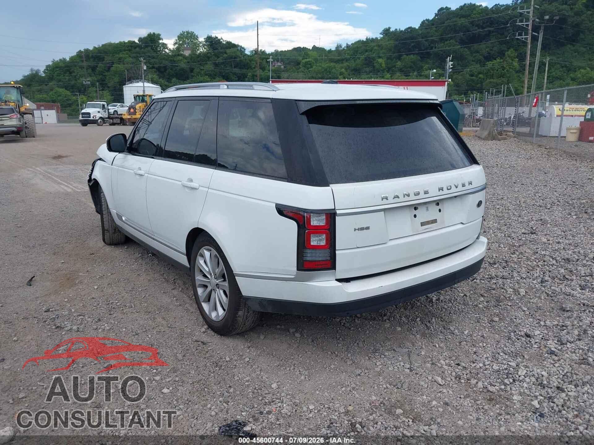LAND ROVER RANGE ROVER 2015 - SALGS2VF8FA205997
