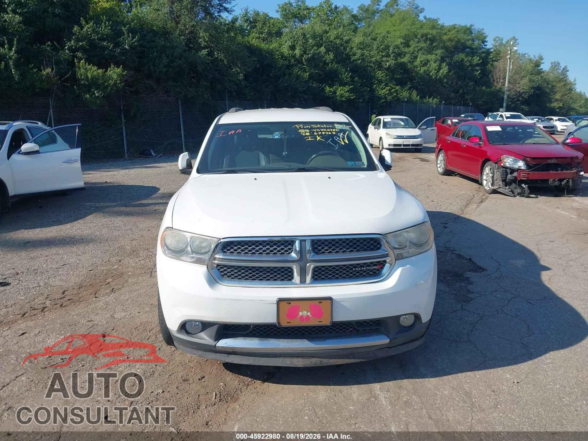 DODGE DURANGO 2013 - 1C4RDJDG7DC677463
