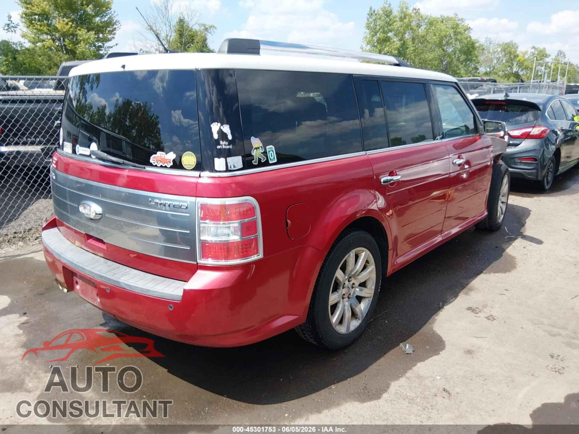 FORD FLEX 2012 - 2FMGK5DC0CBD10562