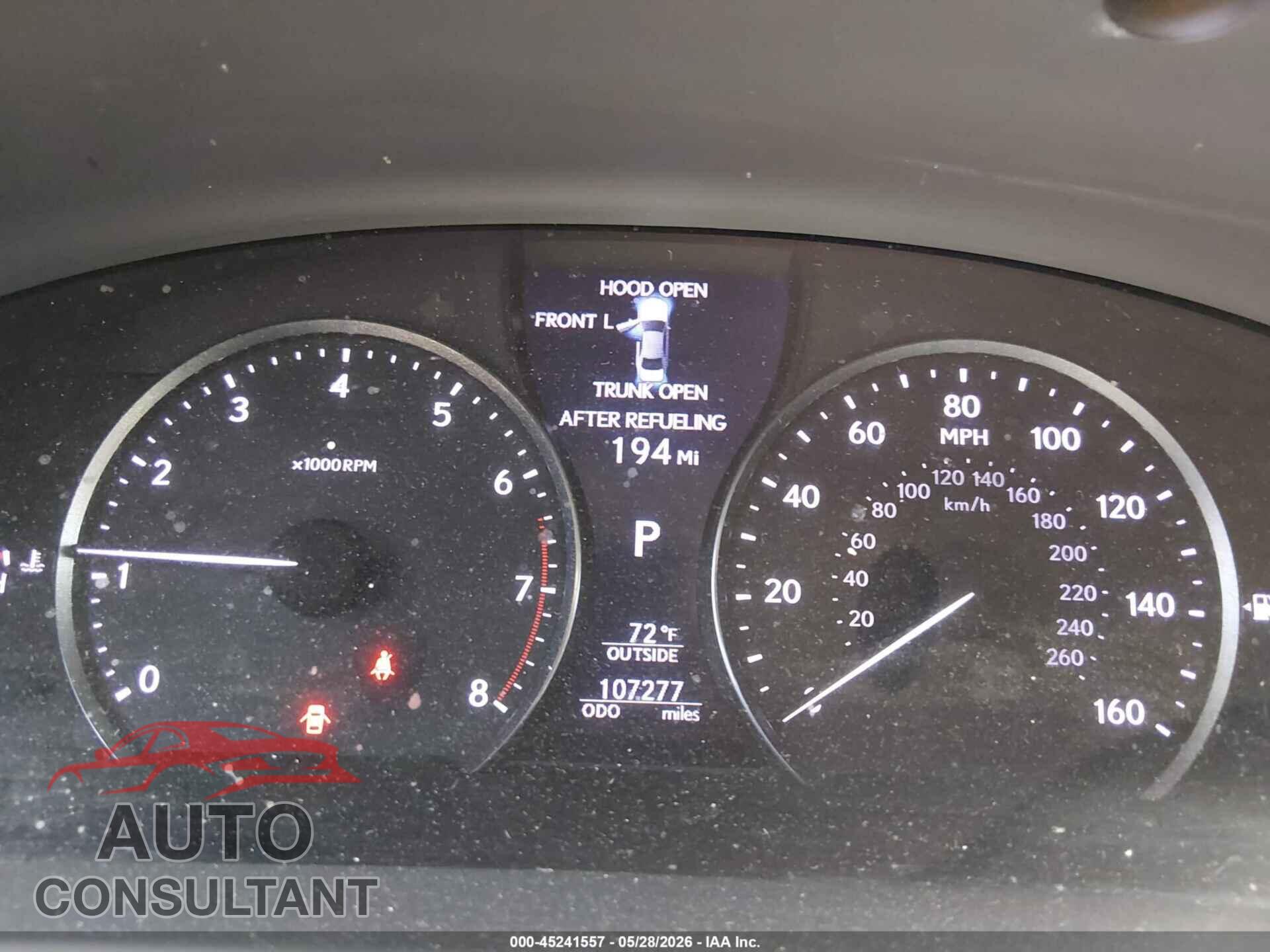 LEXUS LS 460 2014 - JTHBL5EF2E5132129
