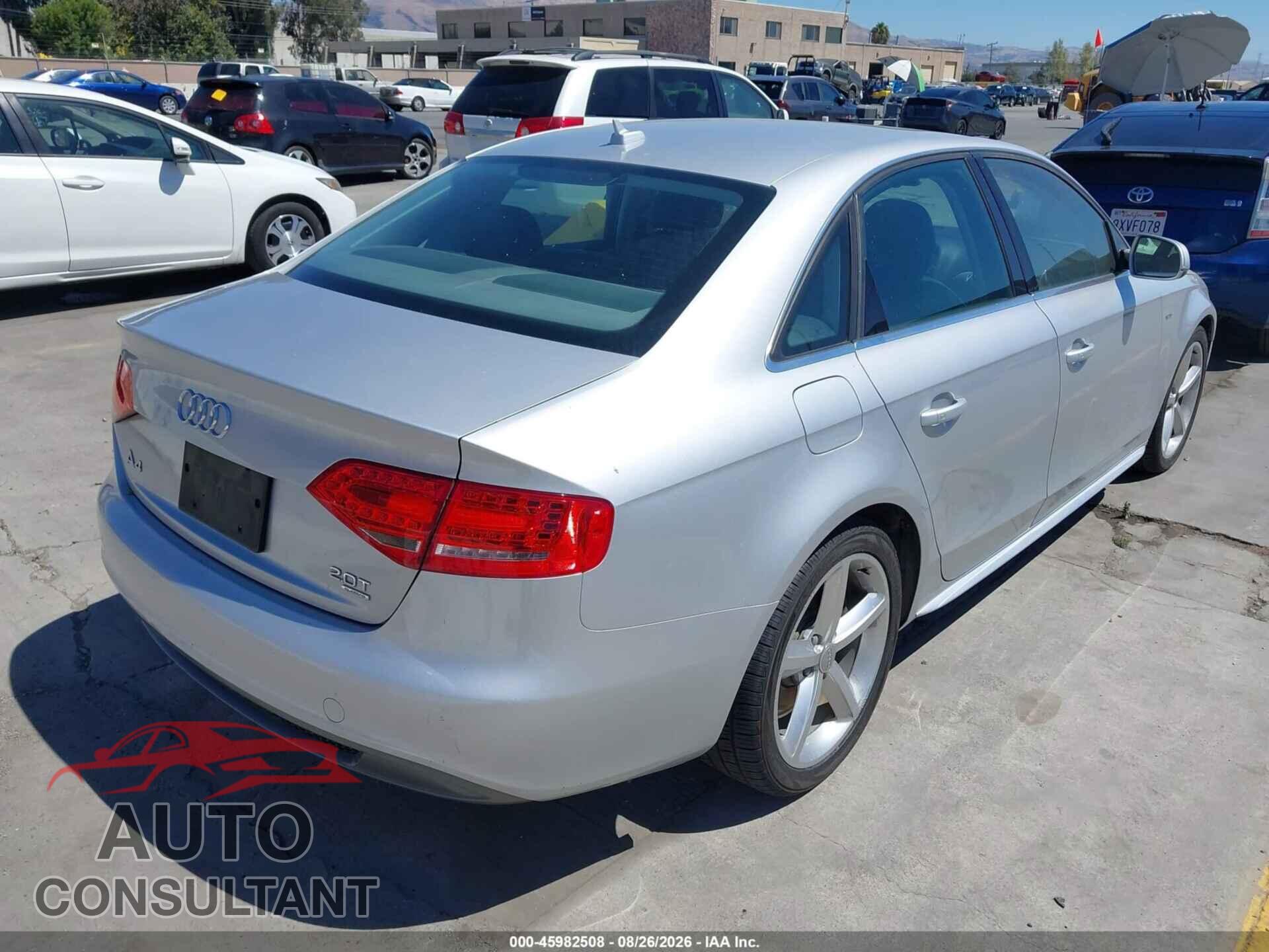 AUDI A4 2012 - WAUFFAFL1CA005526