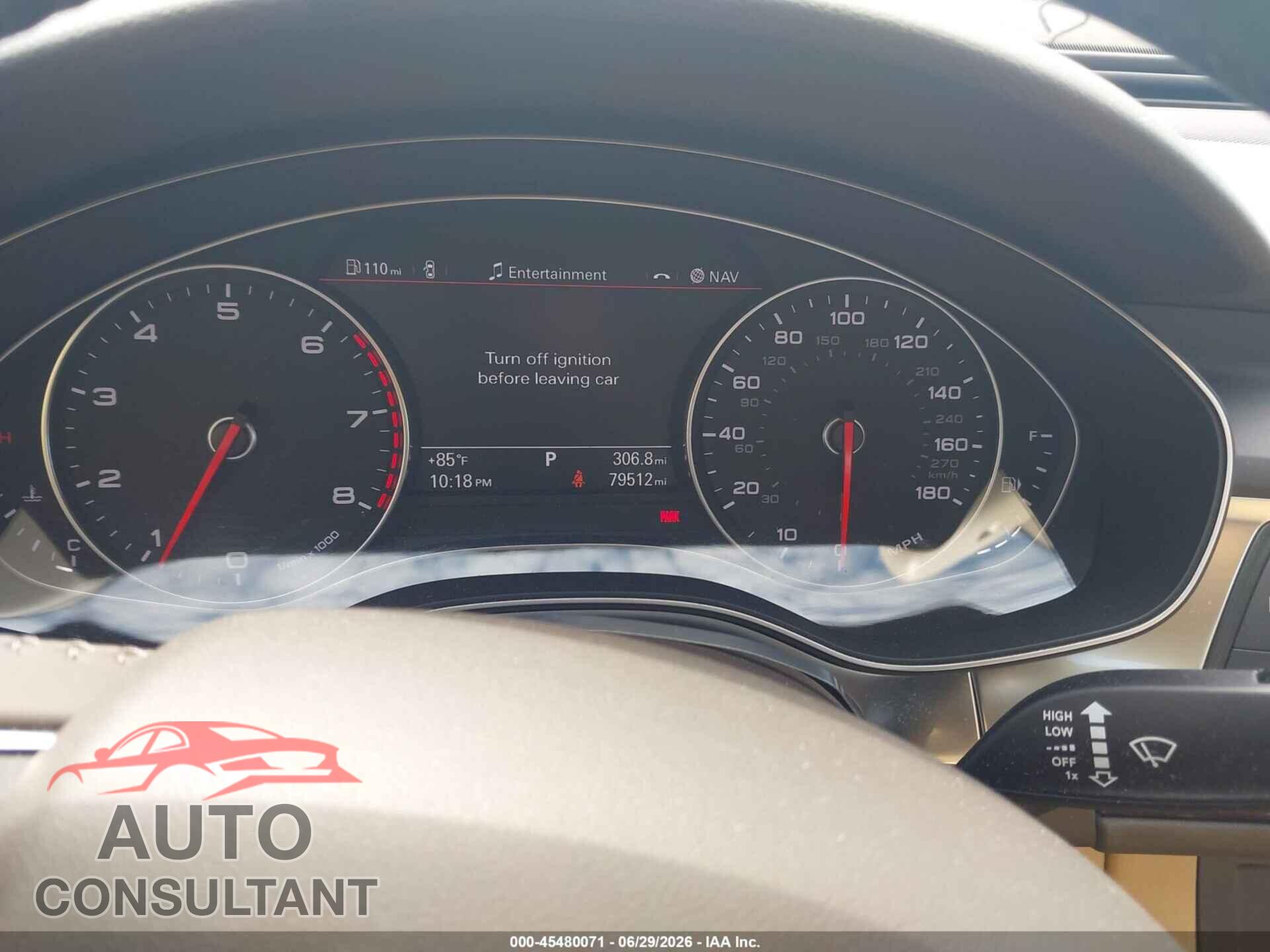 AUDI A6 2013 - WAUGFAFC5DN088912