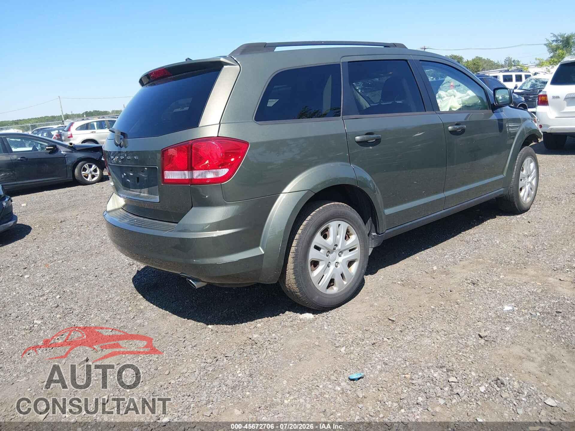 DODGE JOURNEY 2017 - 3C4PDDAG5HT704084
