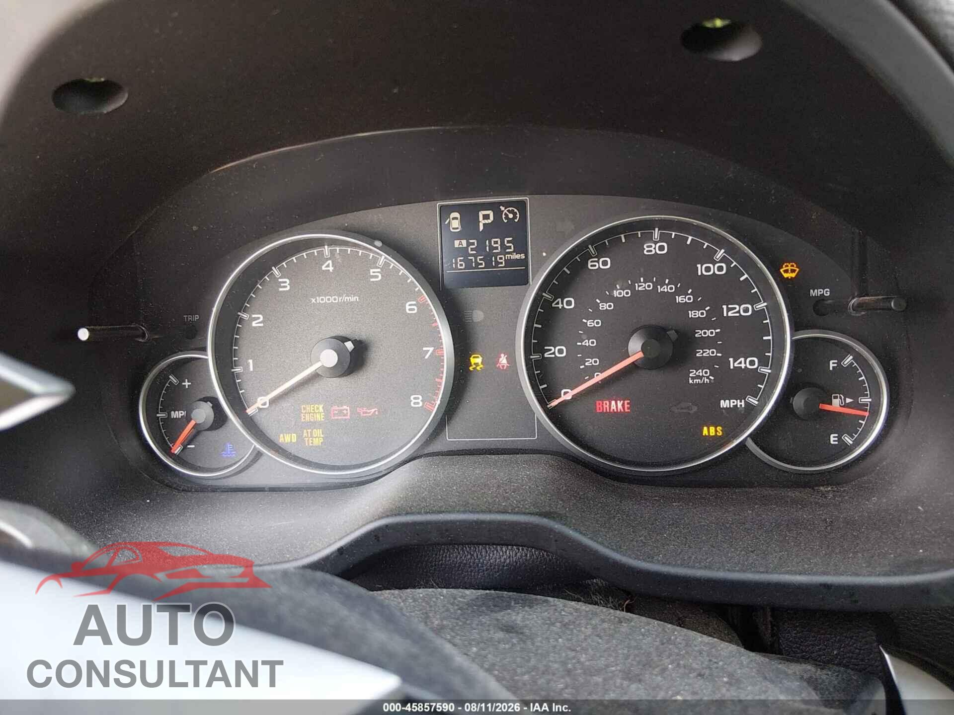SUBARU OUTBACK 2014 - 4S4BRCCC4E3222662