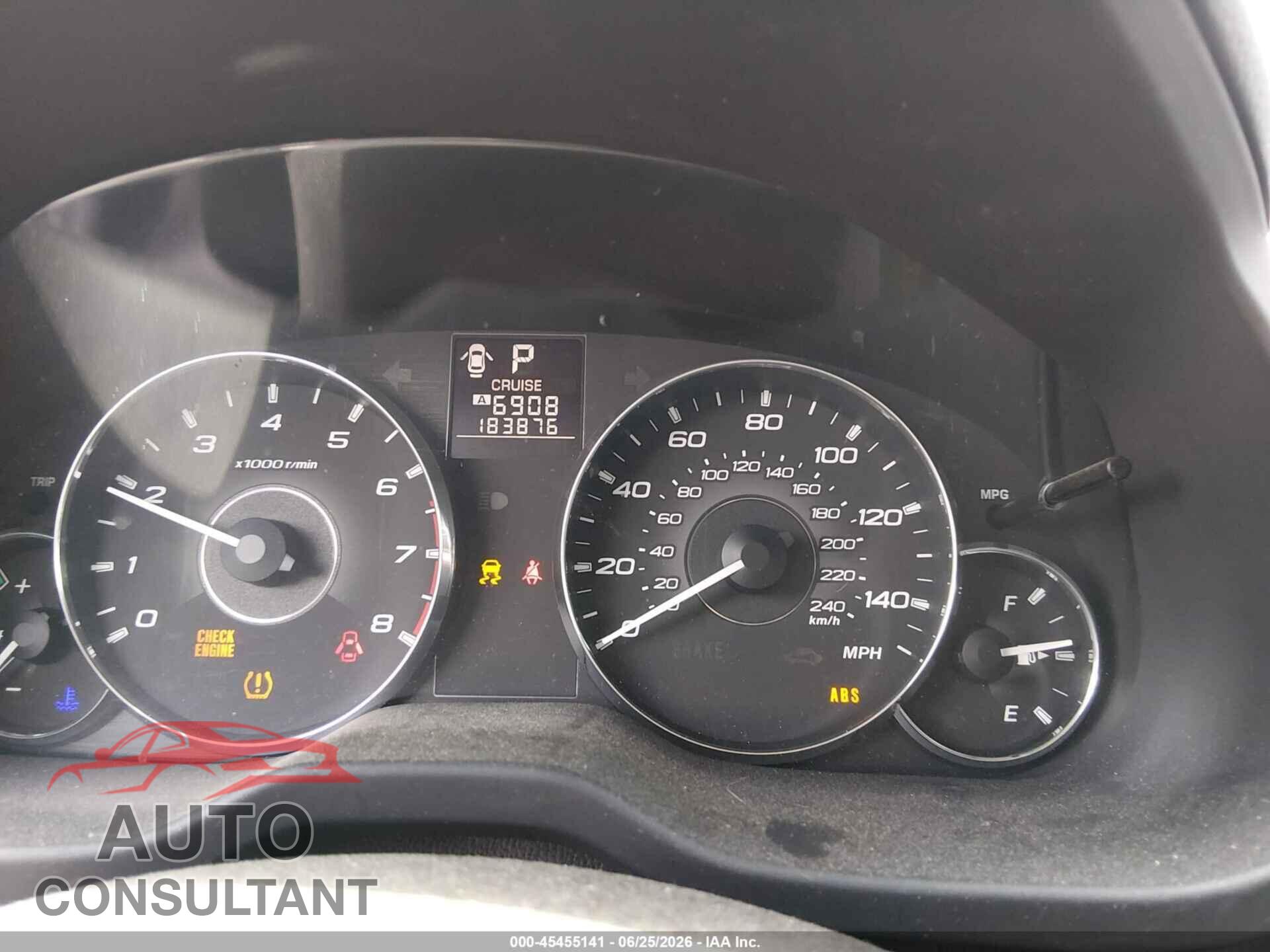 SUBARU OUTBACK 2011 - 4S4BRBCC0B3433007