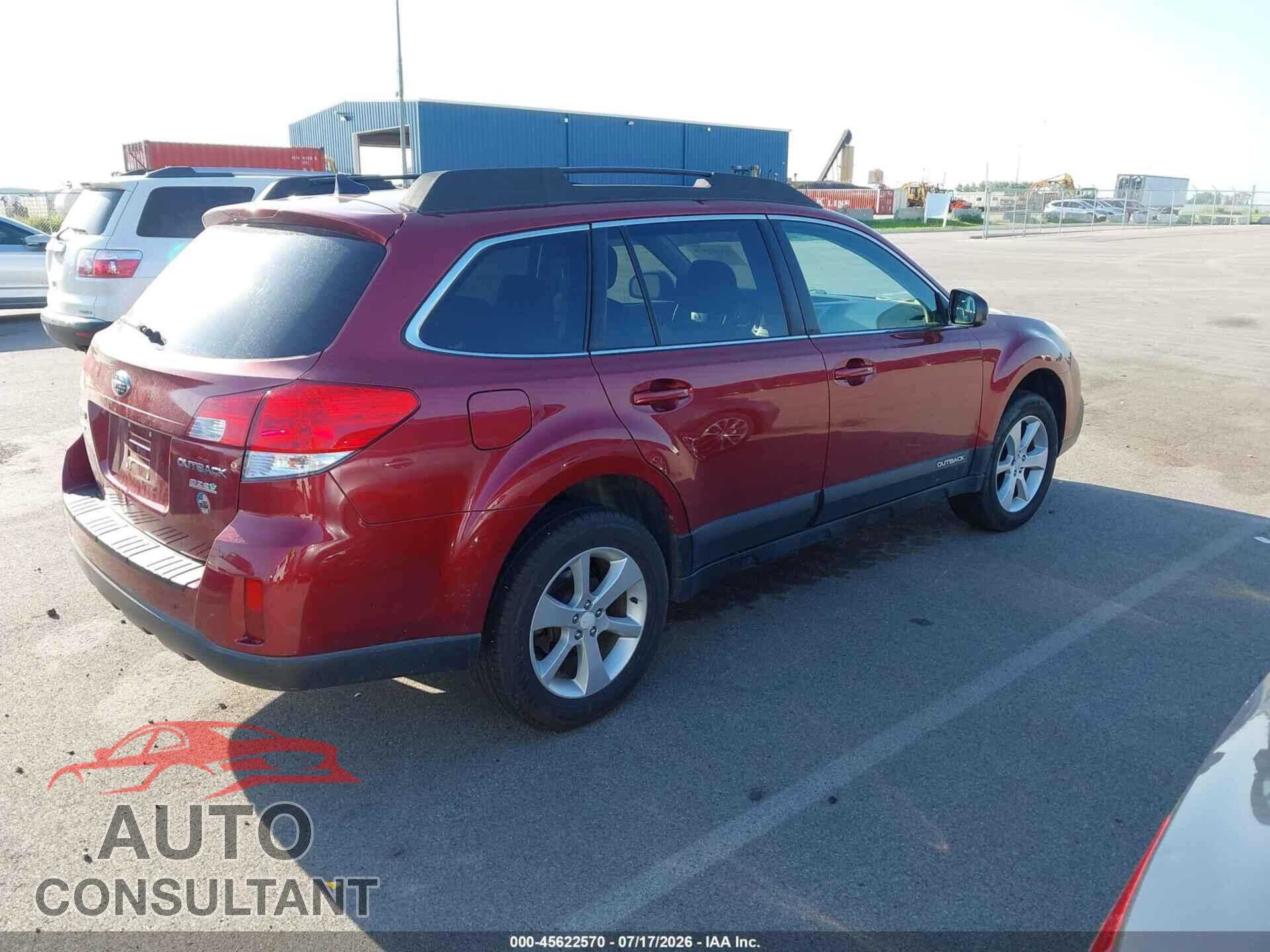 SUBARU OUTBACK 2014 - 4S4BRBCC0E3260965
