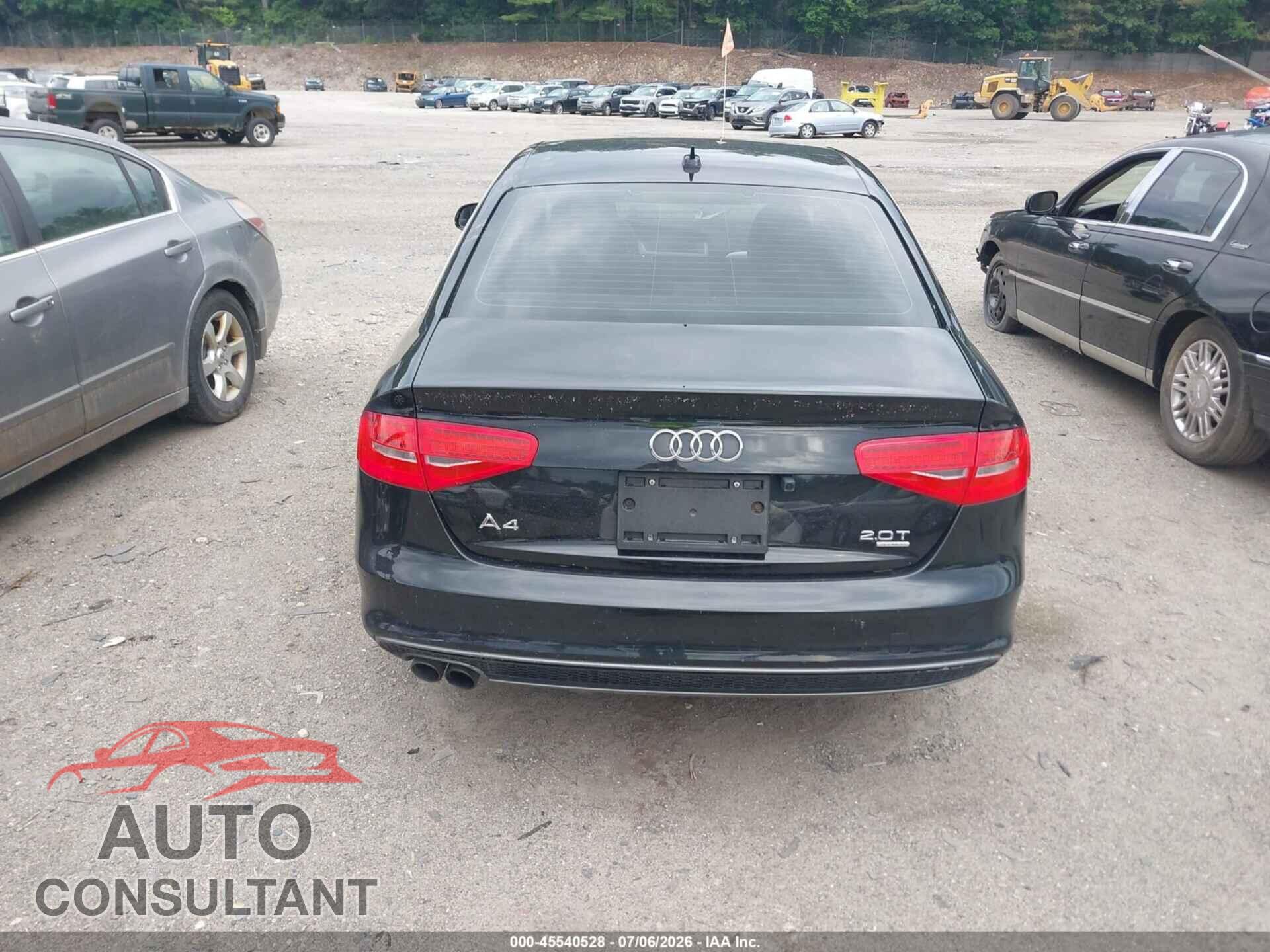 AUDI A4 2015 - WAUBFAFL9FN007780