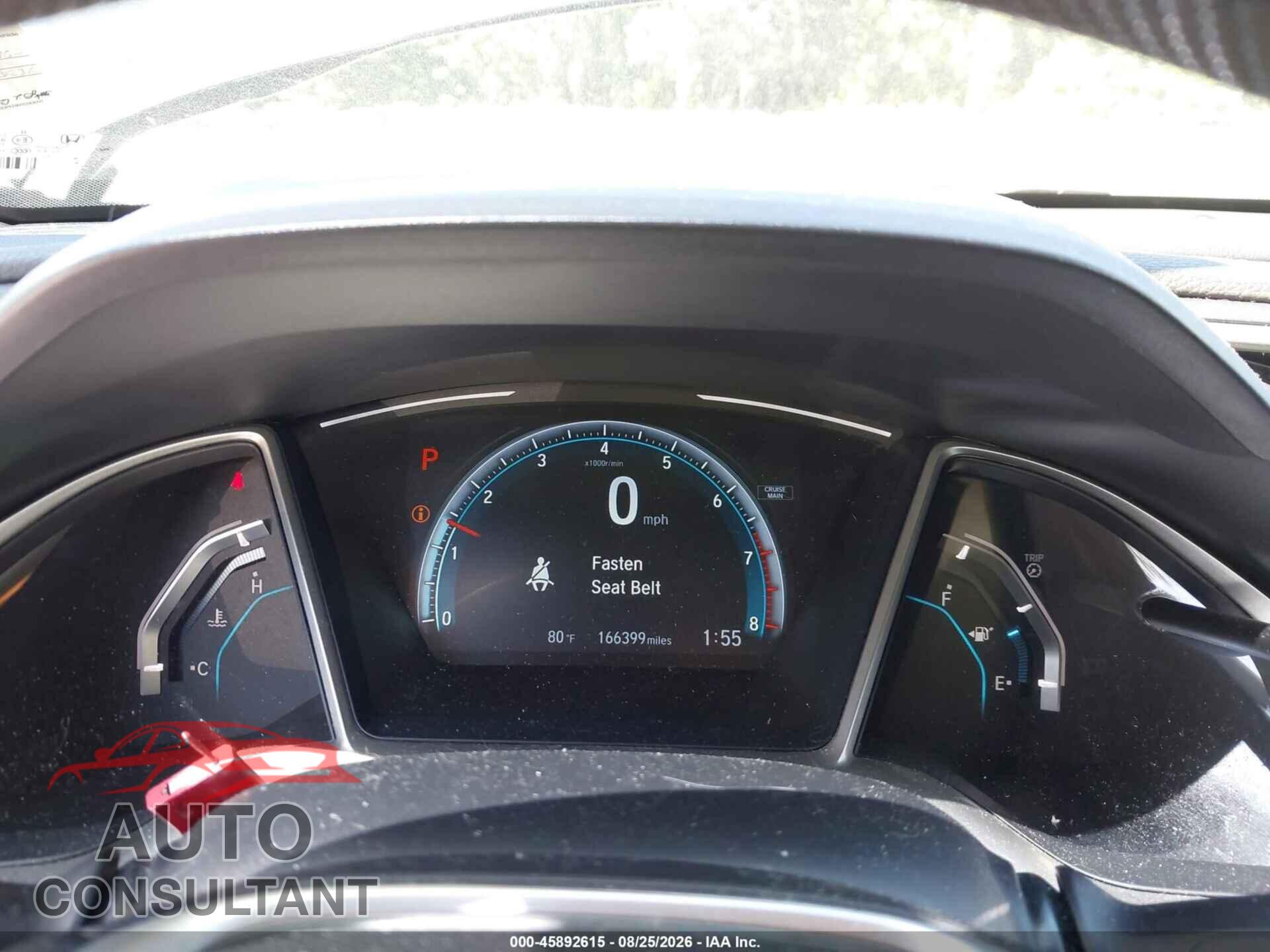 HONDA CIVIC 2017 - 19XFC2F76HE040460