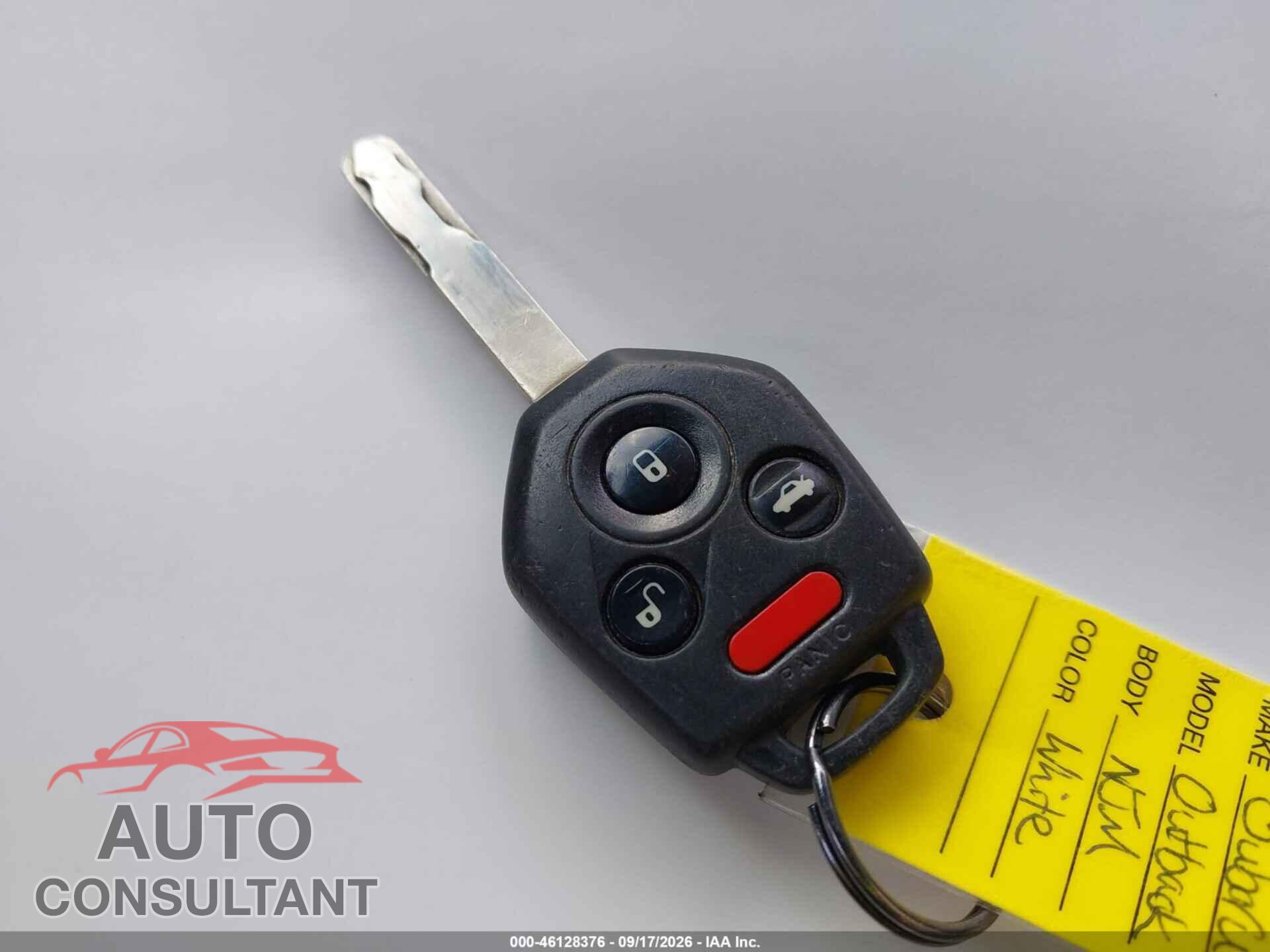 SUBARU OUTBACK 2014 - 4S4BRBLC4E3328121